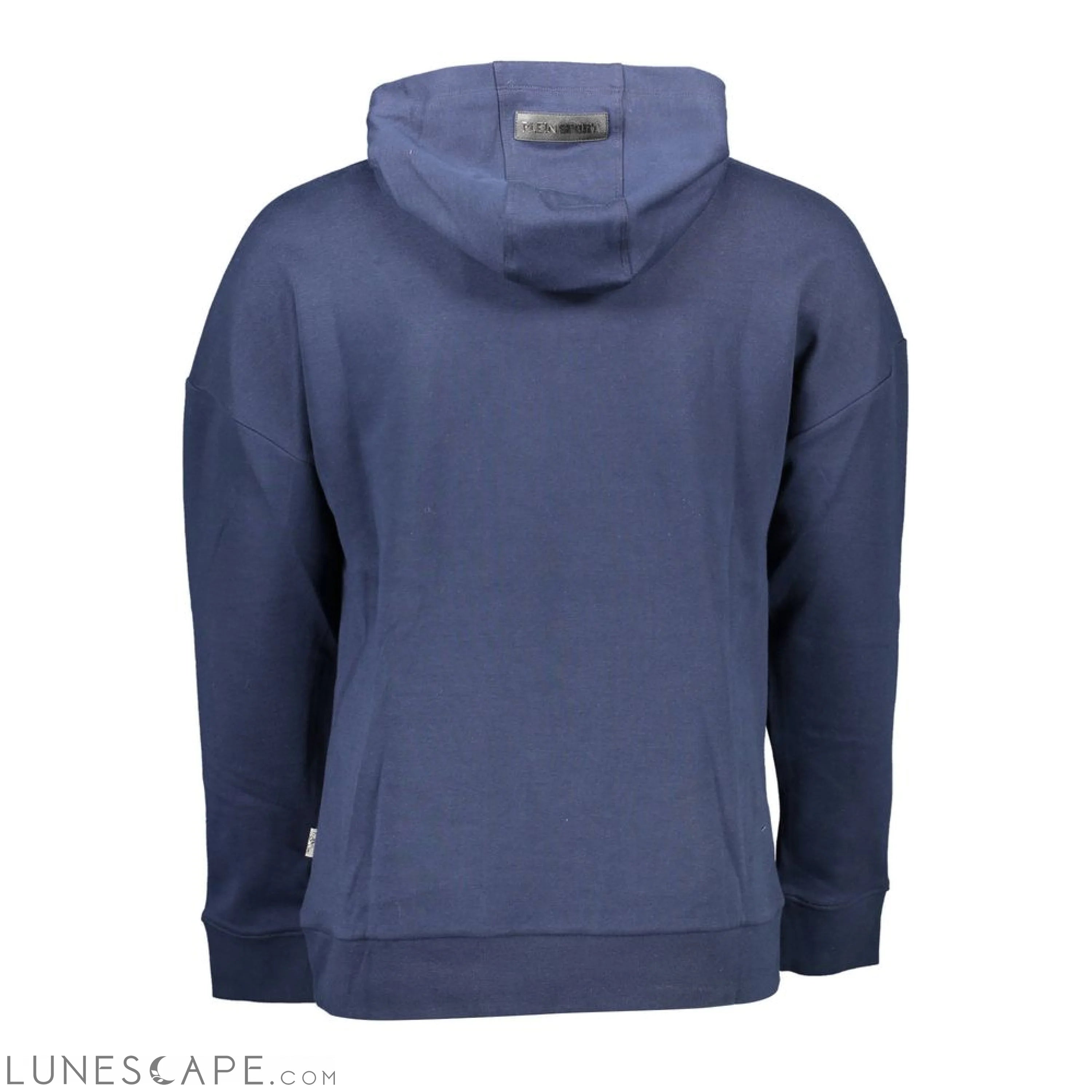 Plein Sport Blue Cotton Men Sweater LUNESCAPE