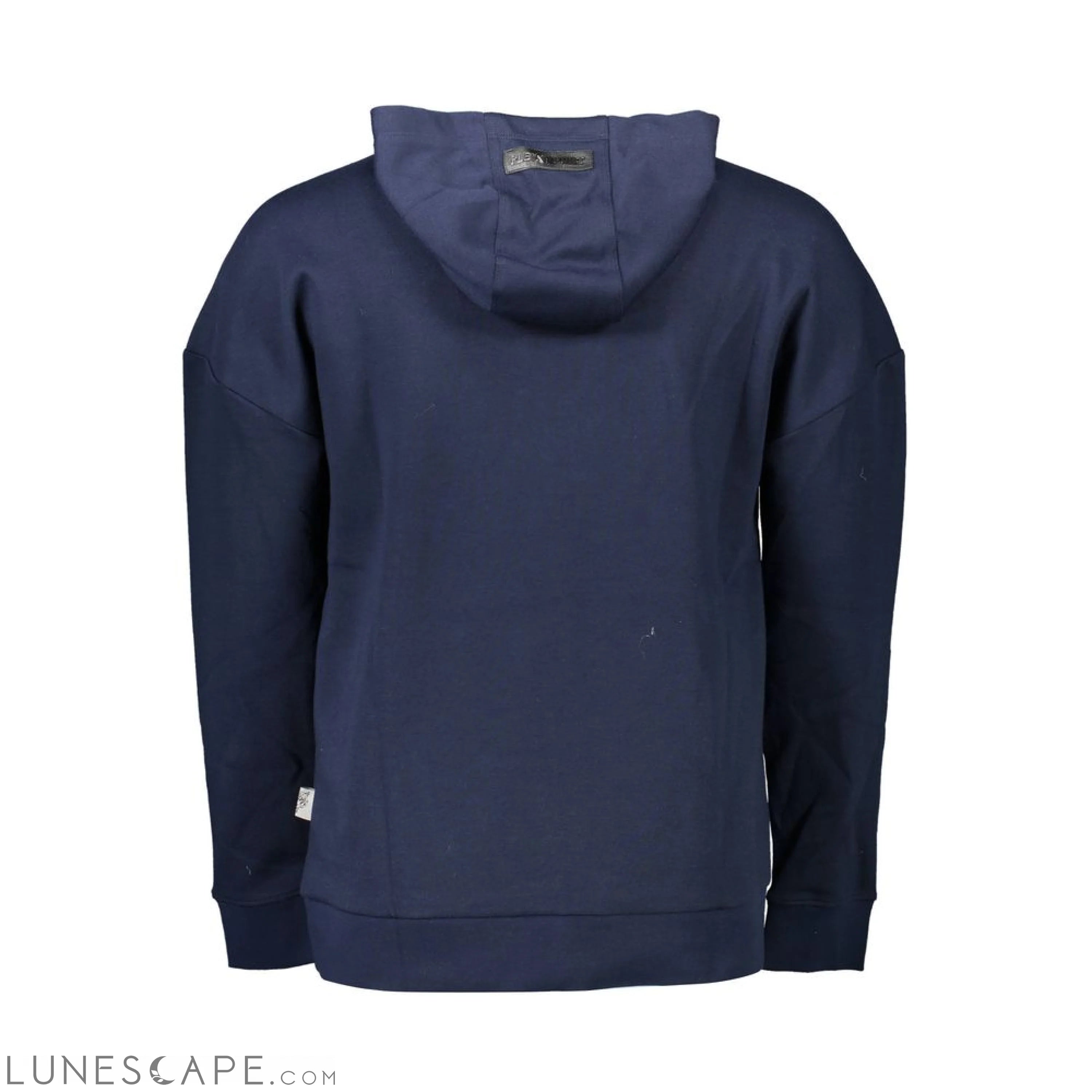 Plein Sport Blue Cotton Men Sweater LUNESCAPE