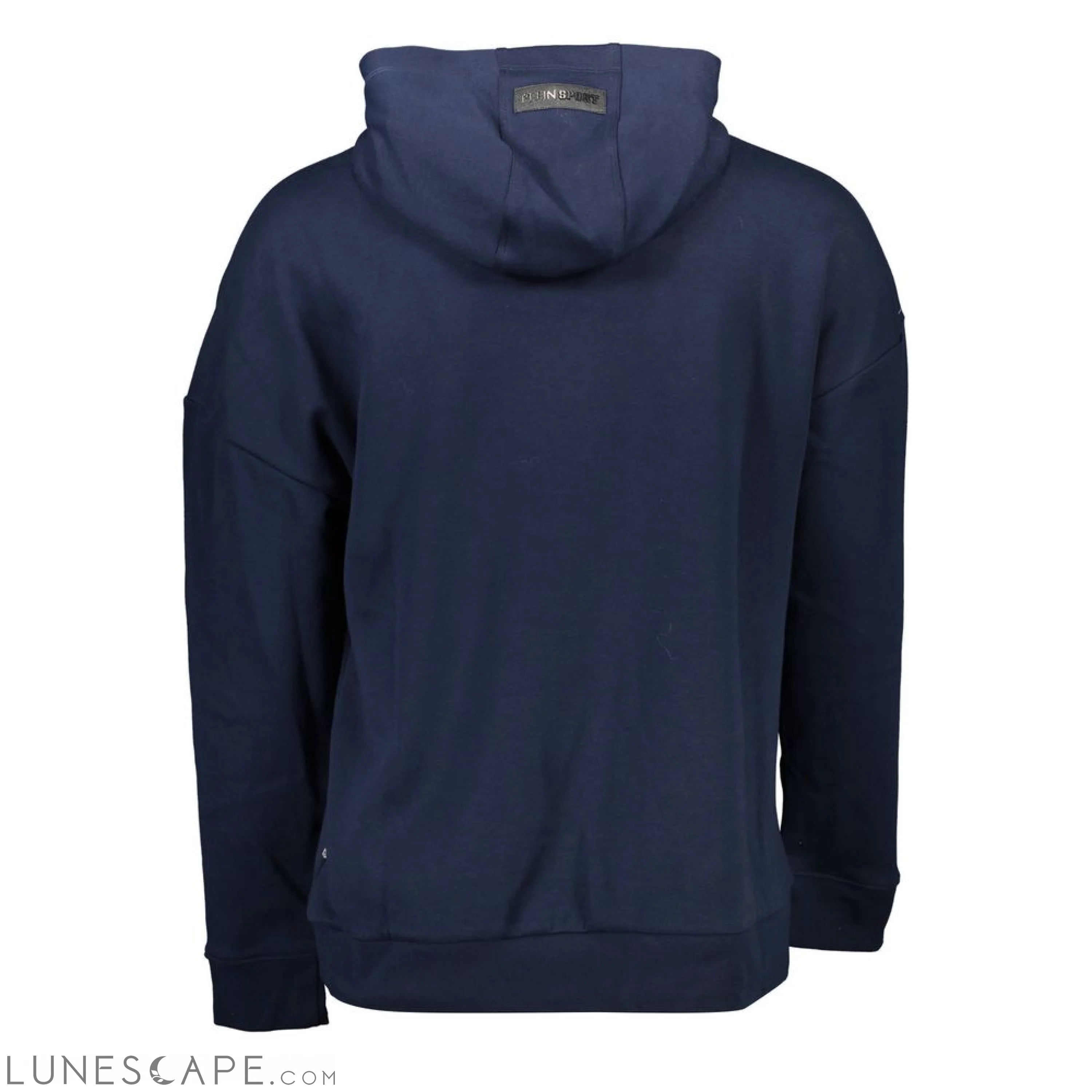 Plein Sport Blue Cotton Men Sweater LUNESCAPE