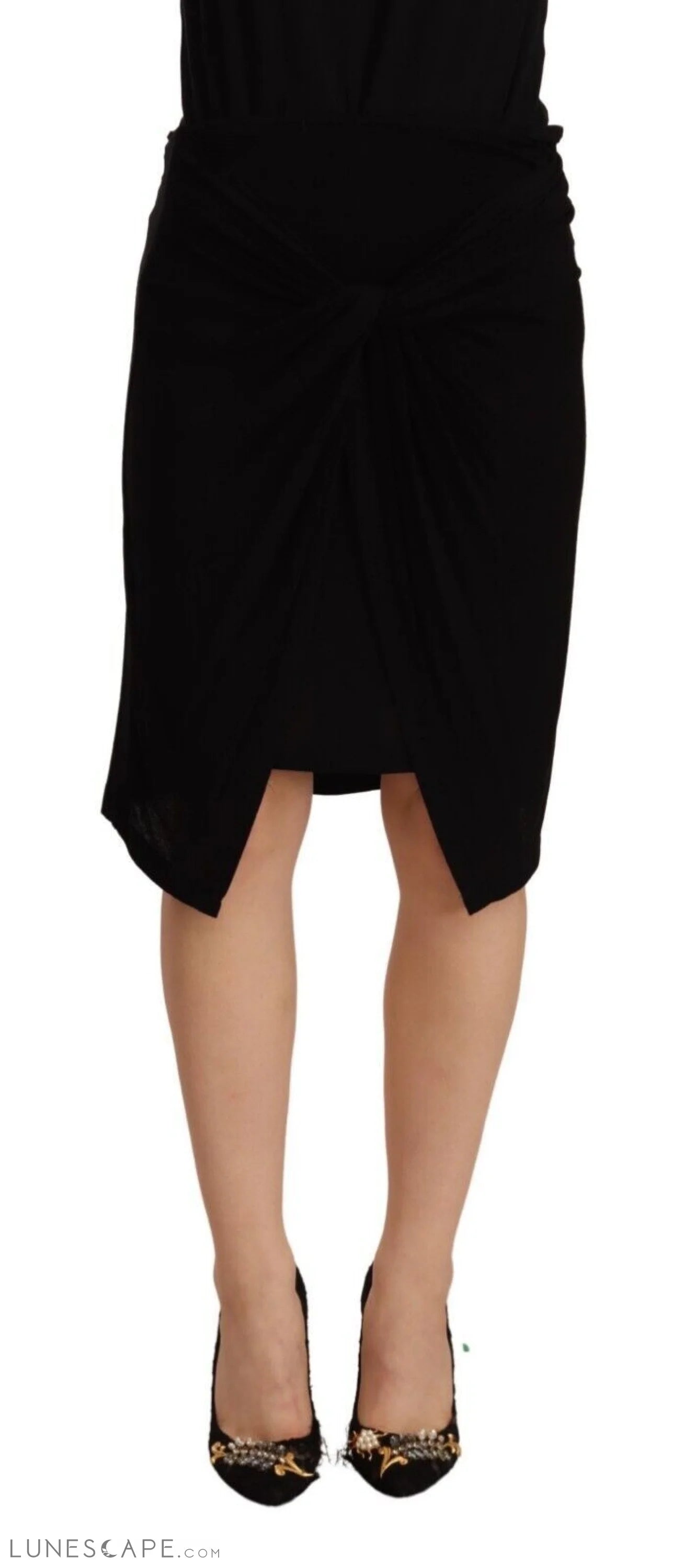 PLEIN SUD Elegant High Waist Pencil Cut Skirt LUNESCAPE