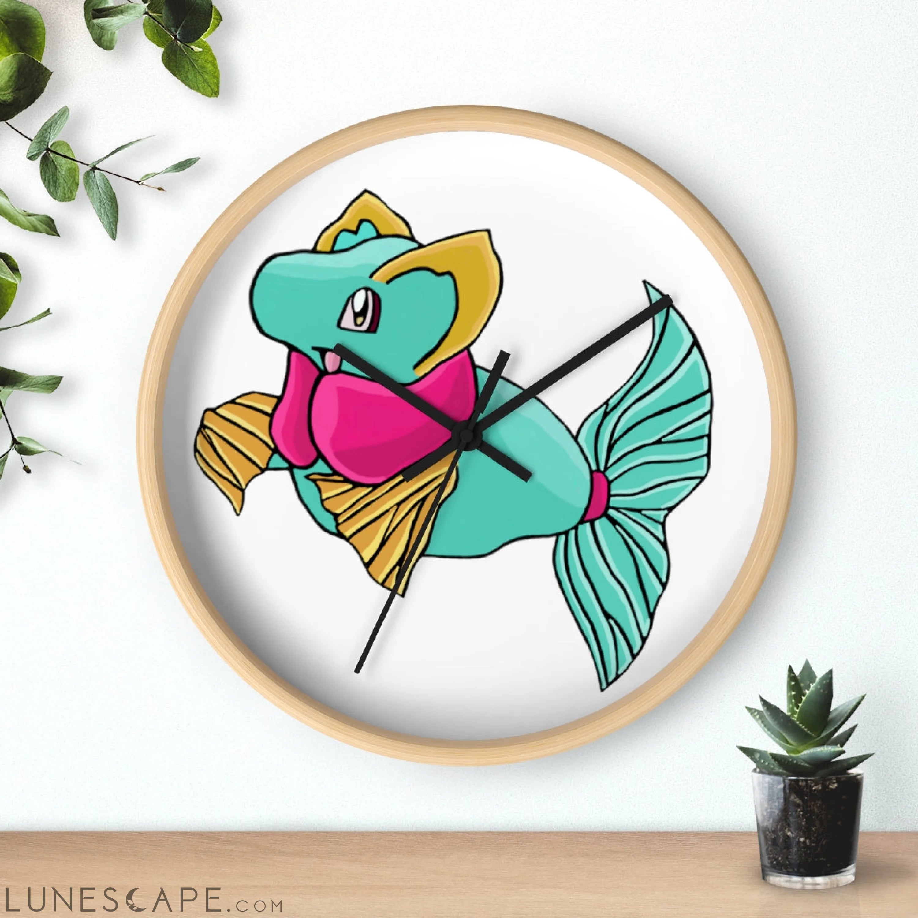 Plumo Wall clock LUNESCAPE