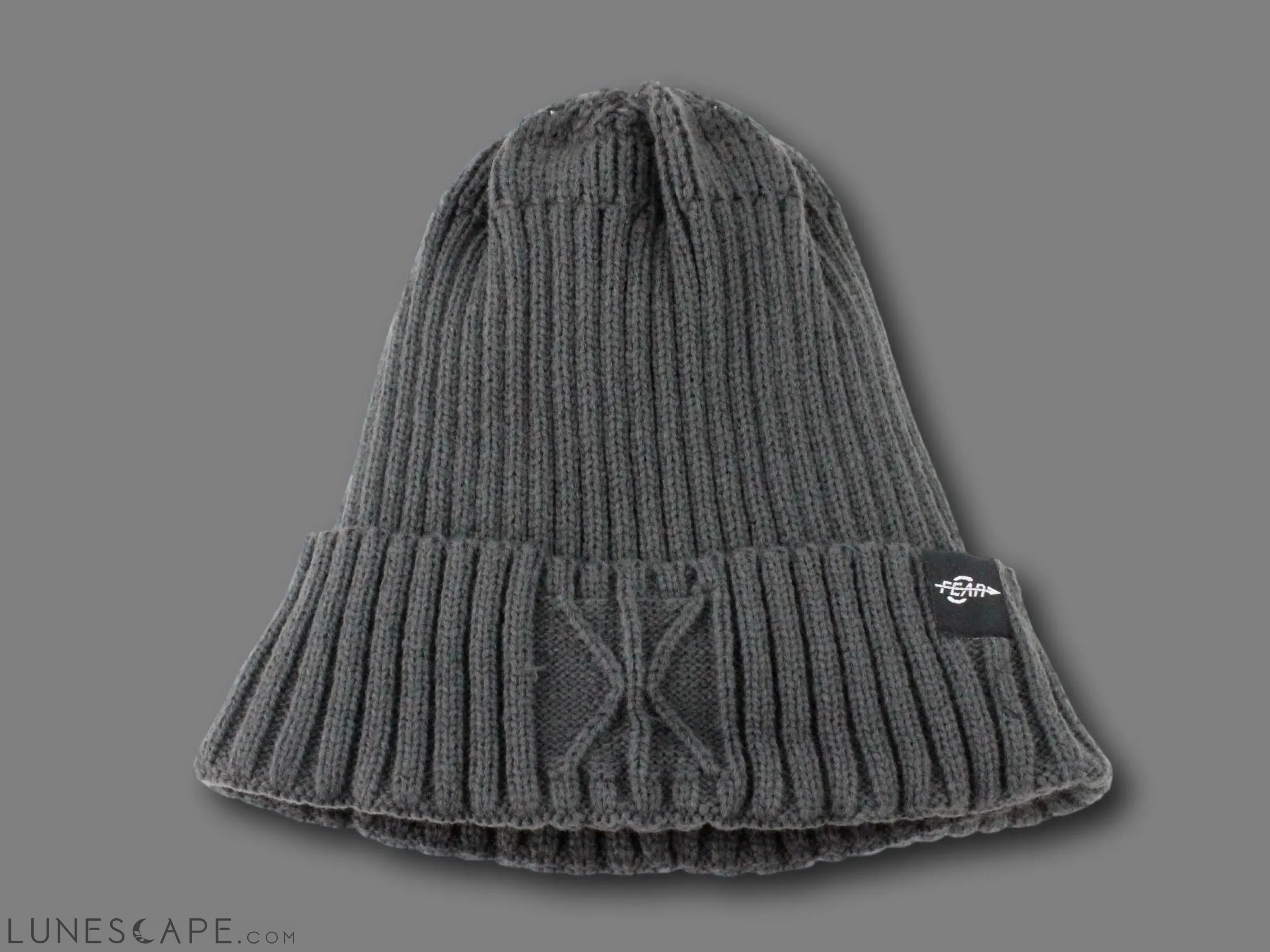 Plush Lined Ribbed Knit Hat LUNESCAPE