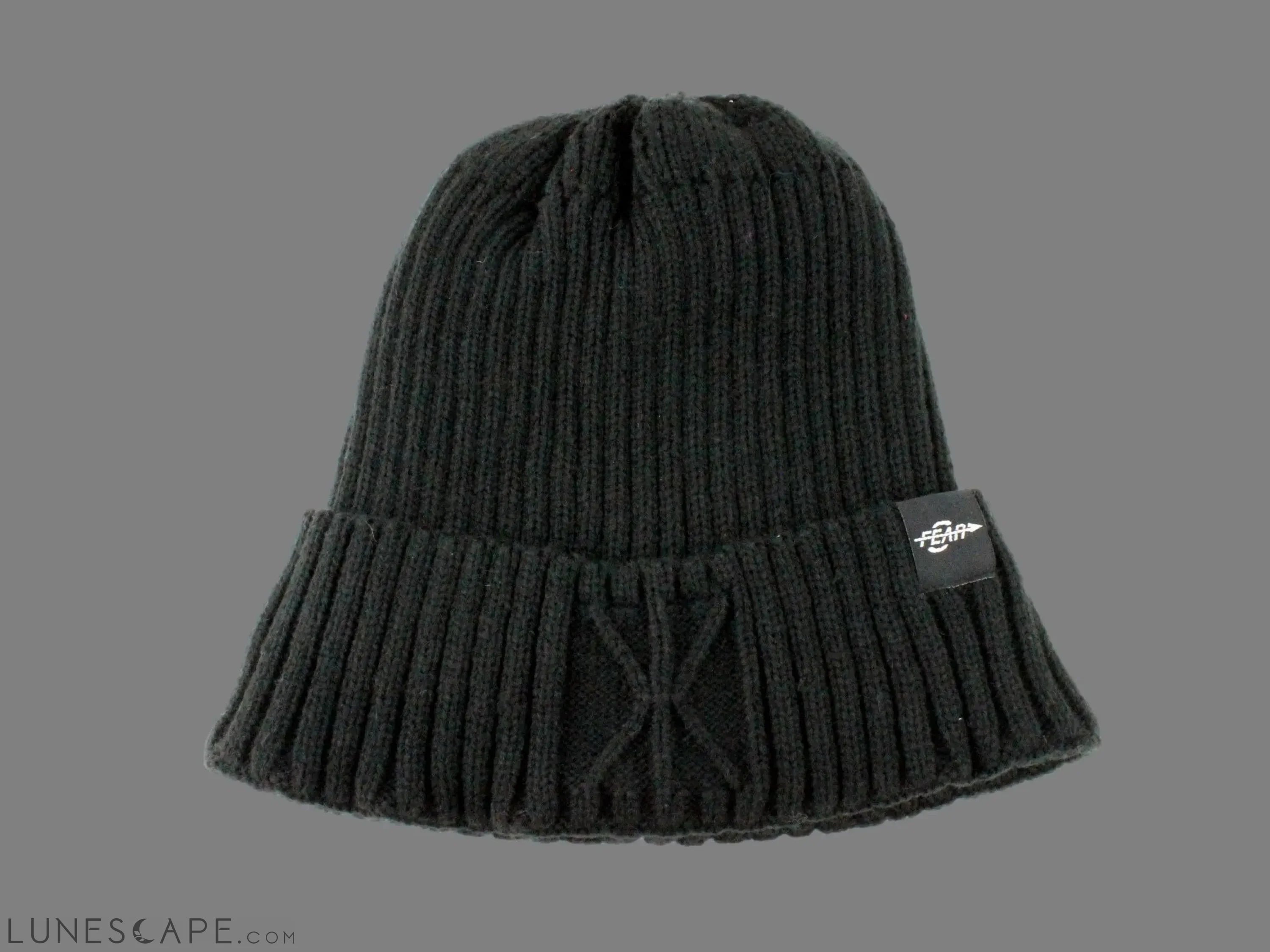 Plush Lined Ribbed Knit Hat LUNESCAPE