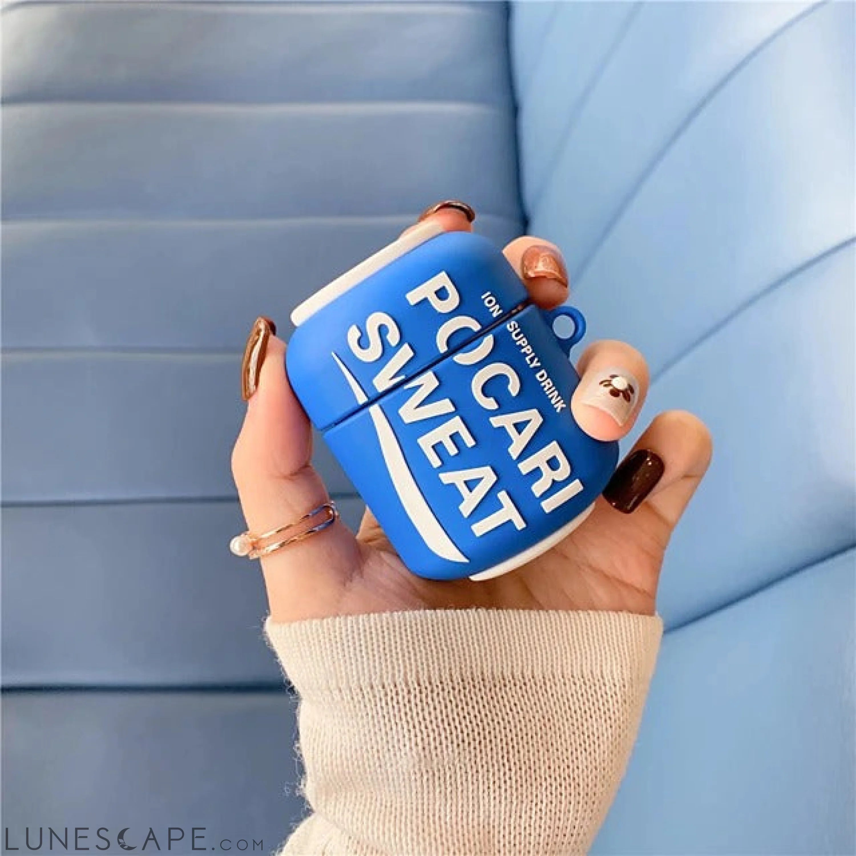 Pocari Sweat AirPods Case Silicone Soft case LUNESCAPE