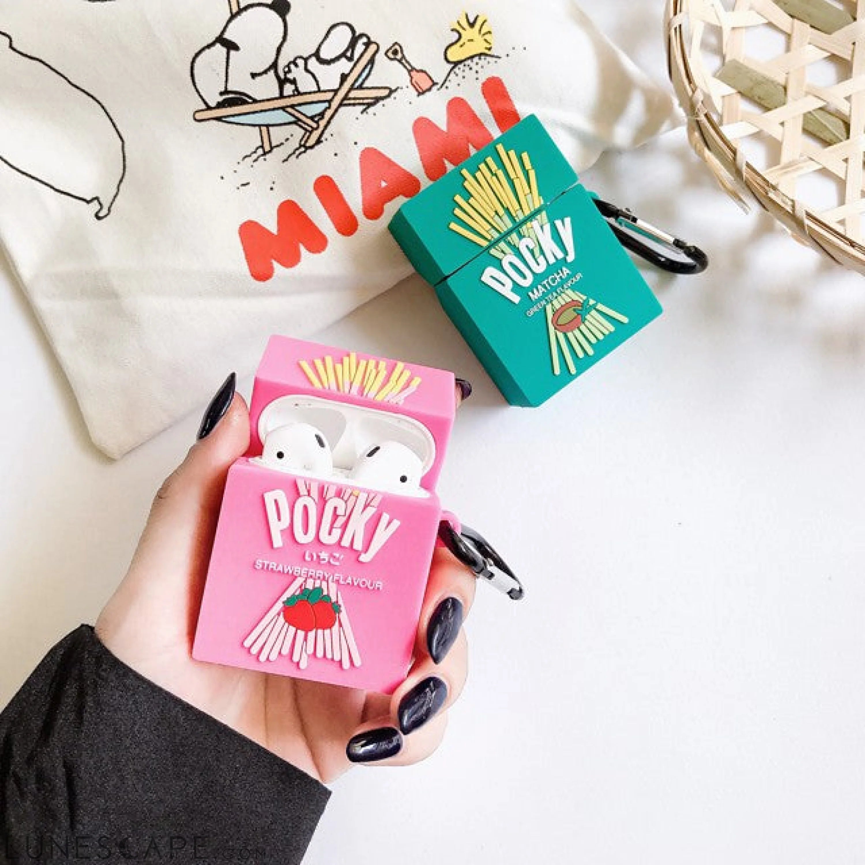 Pocky AirPods Case Soft Headphone Case LUNESCAPE