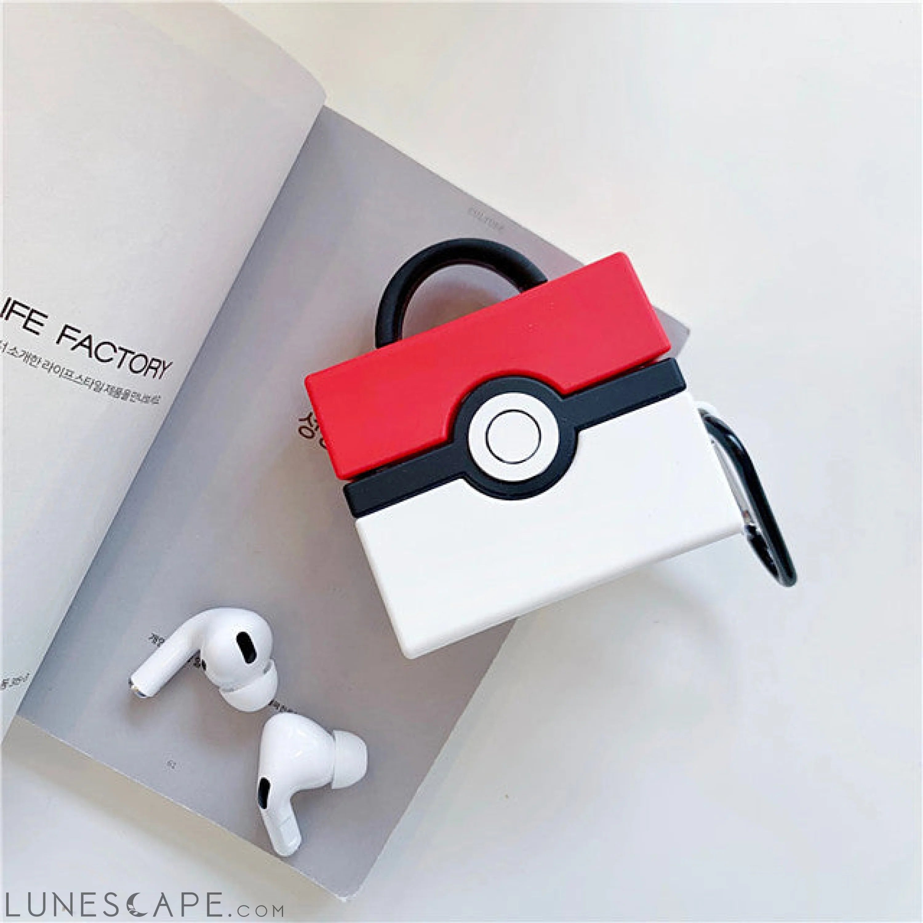 Poke Ball AirPods Pro Headphone Case LUNESCAPE