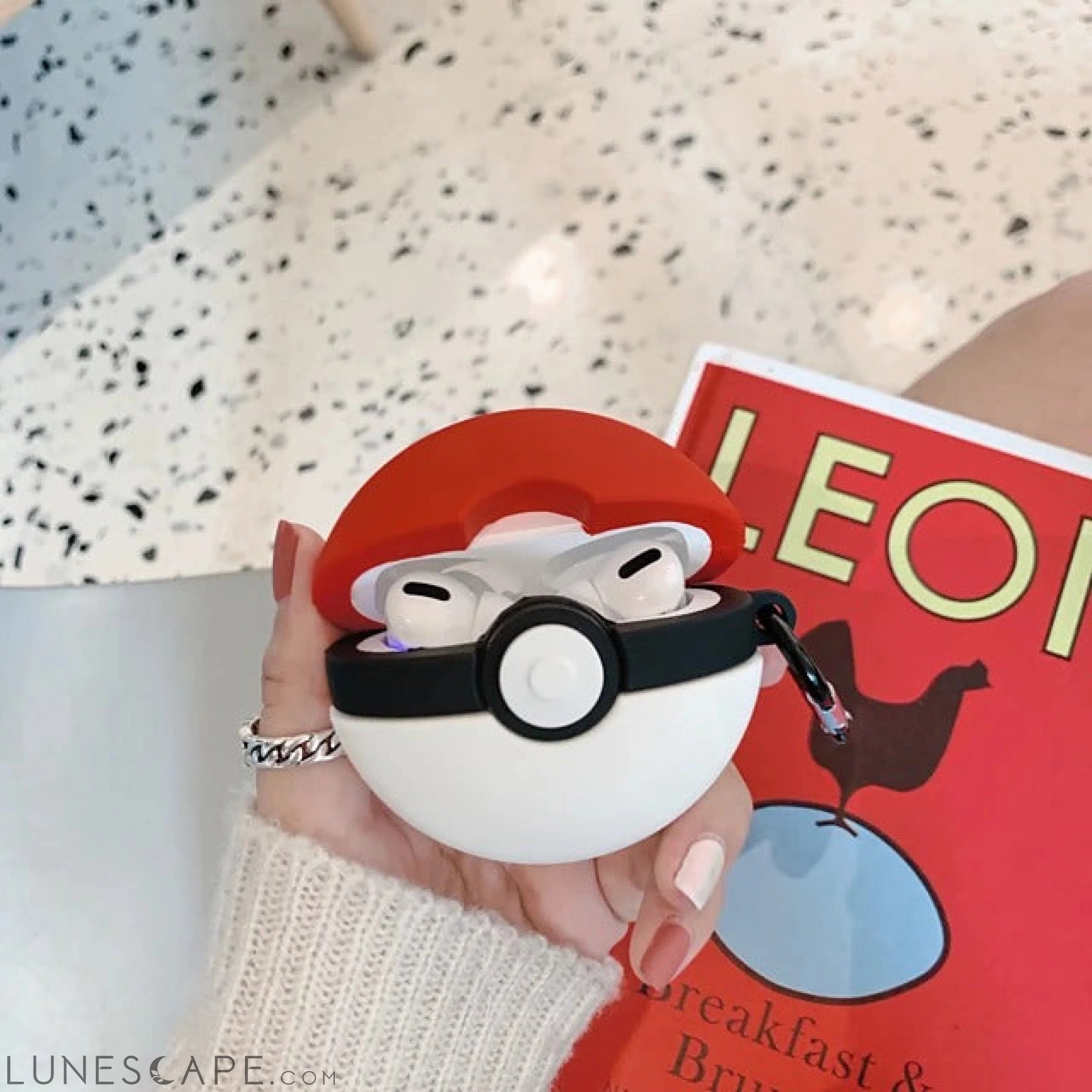 Pokeball AirPods Pro Headphone Case LUNESCAPE