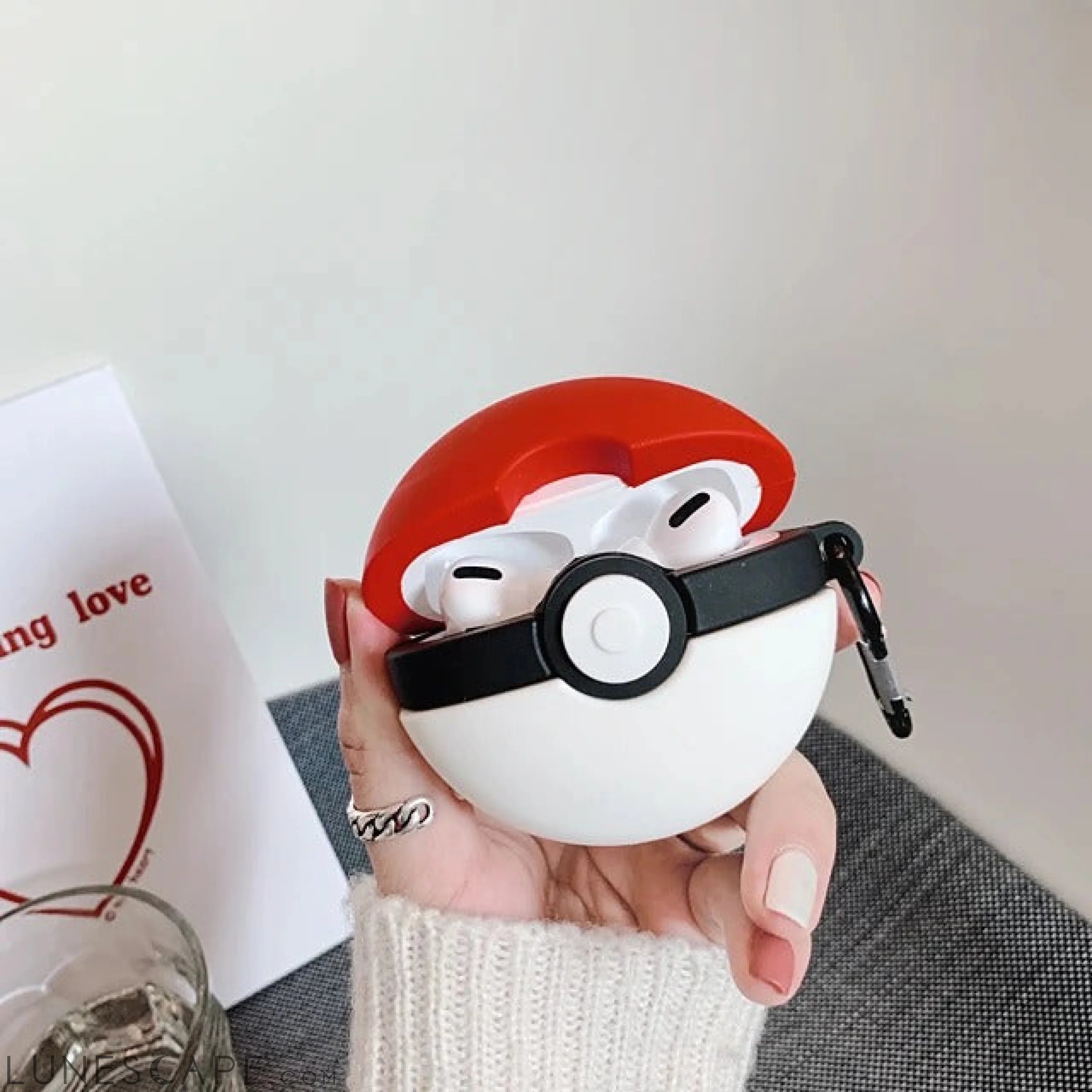 Pokeball AirPods Pro Headphone Case LUNESCAPE