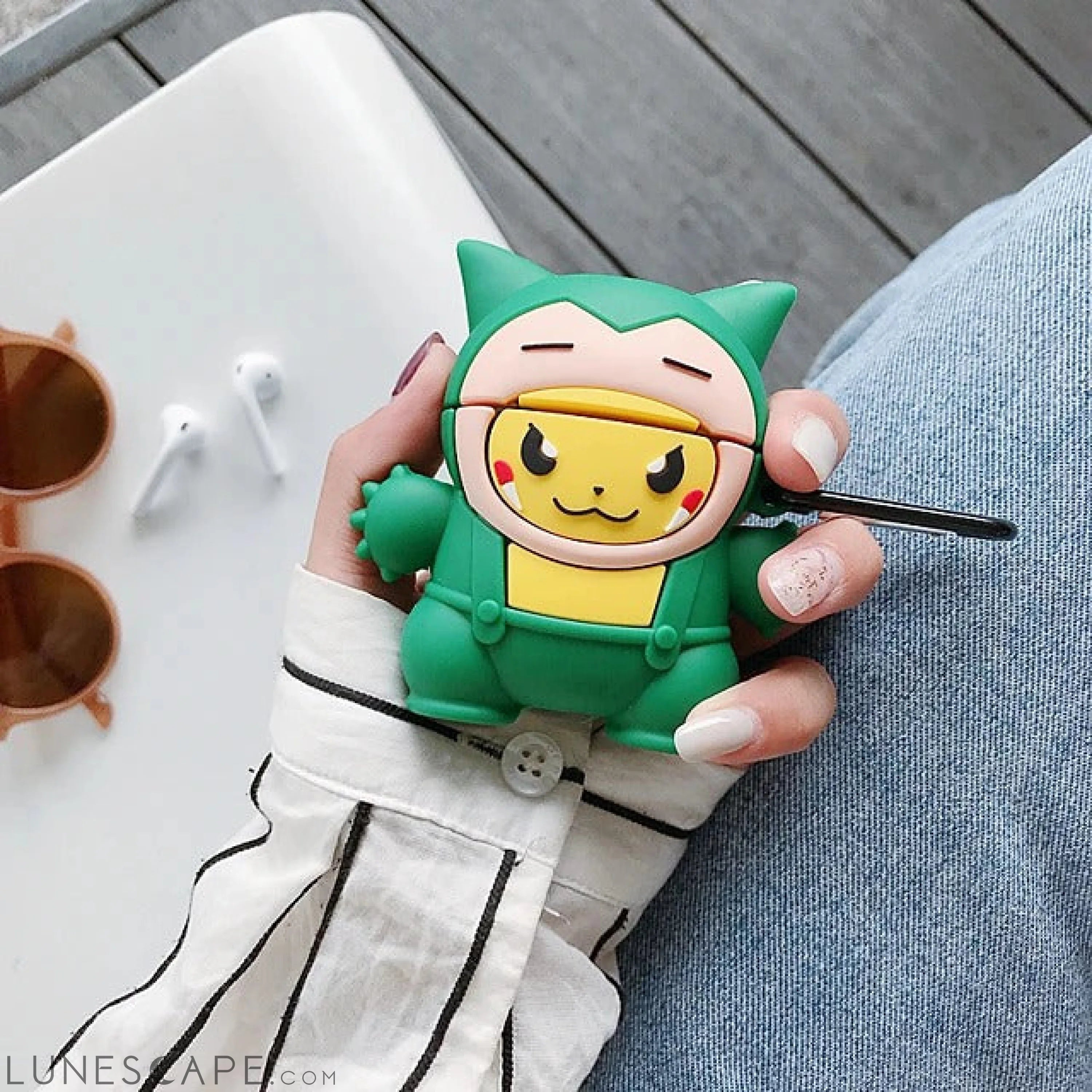 Pokemon AirPods Case Dustproof Headphone Case LUNESCAPE