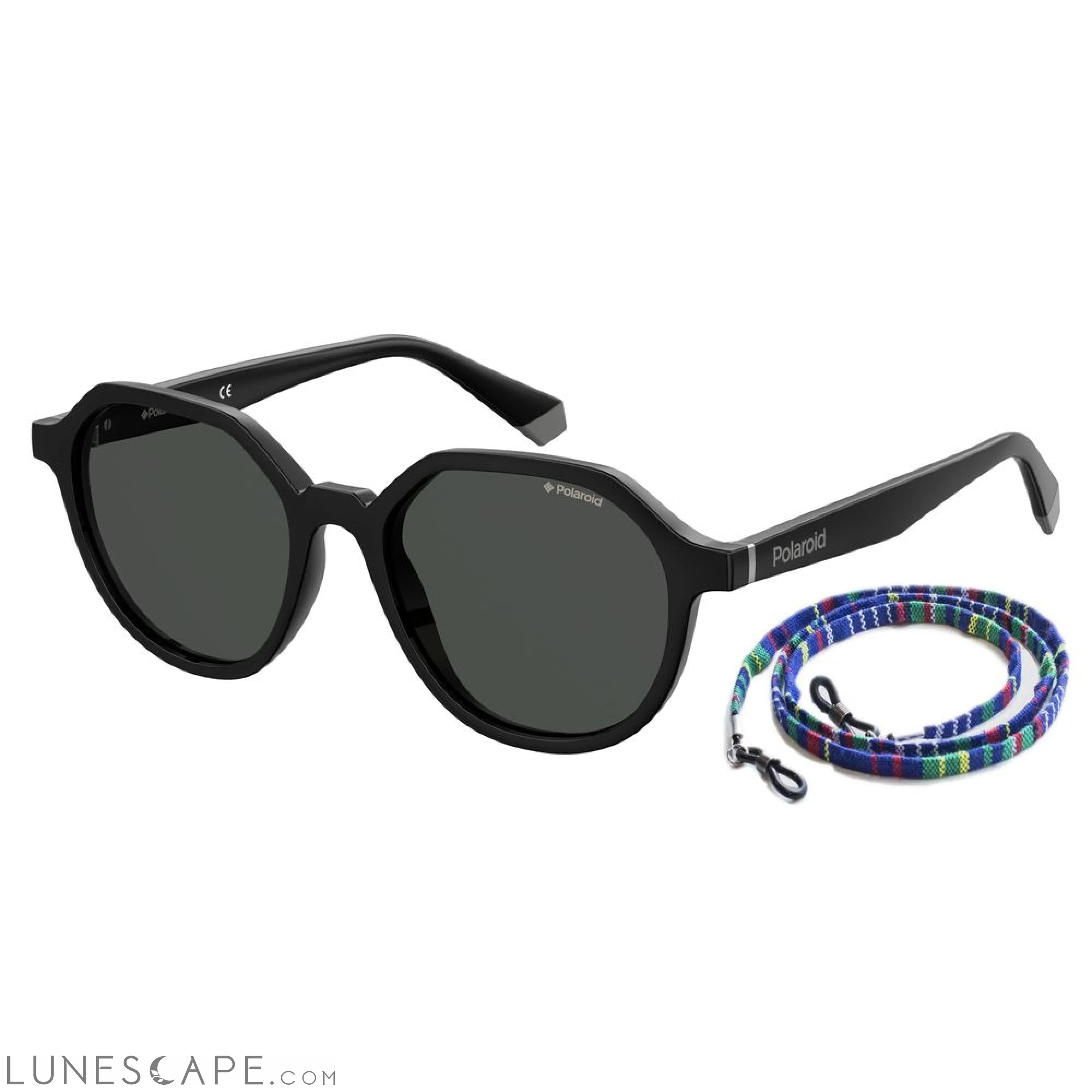 Polaroid Black Plastic Sunglasses