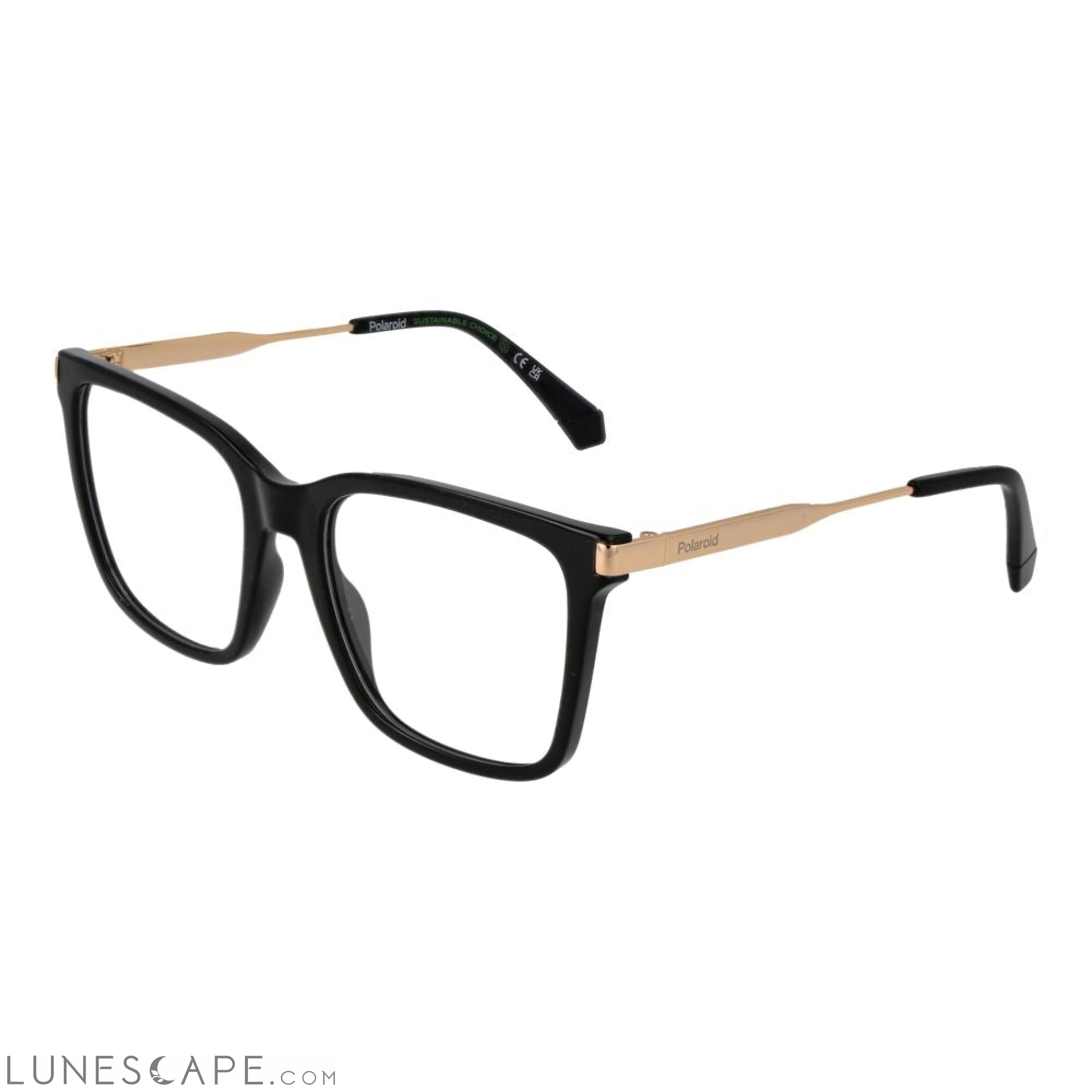 Polaroid Black Unisex Optical Frames LUNESCAPE