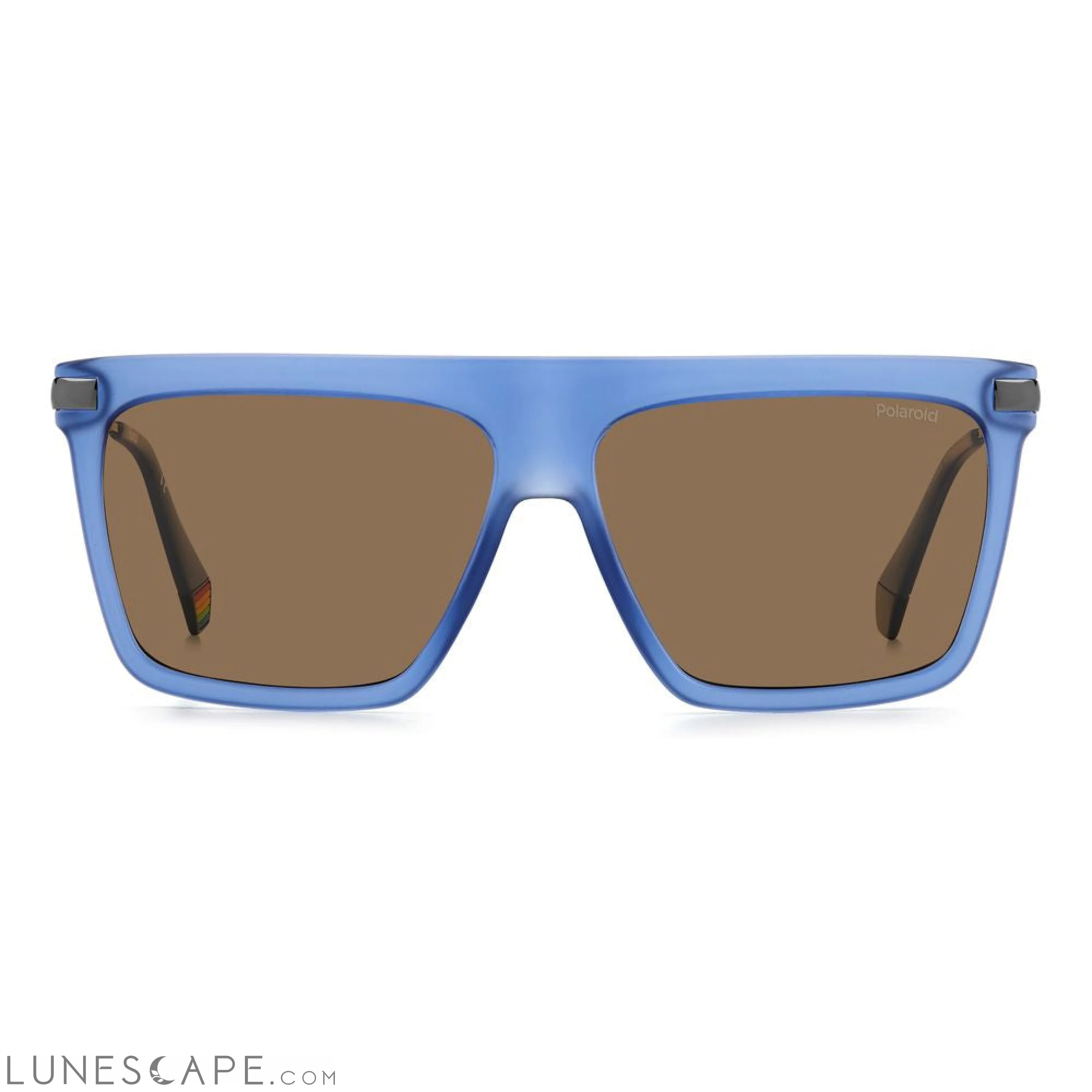 Polaroid Blue Plastic Sunglasses Sunglasses - Unisex