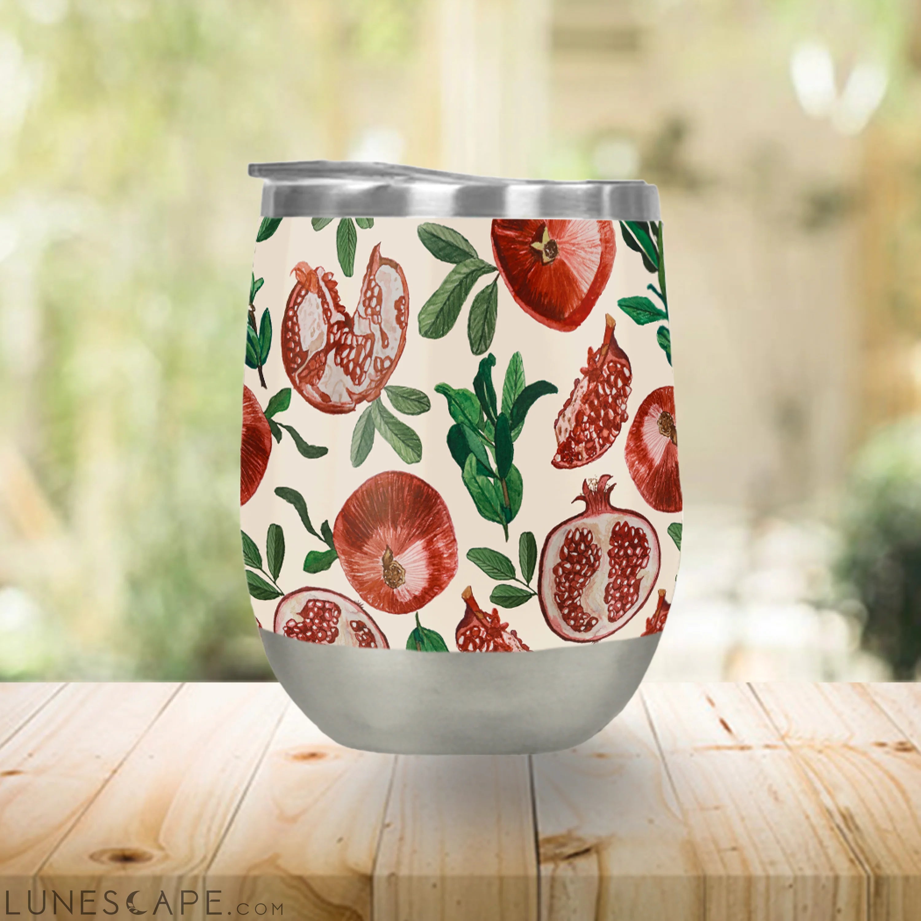 Pomegranate Wine Tumbler LUNESCAPE