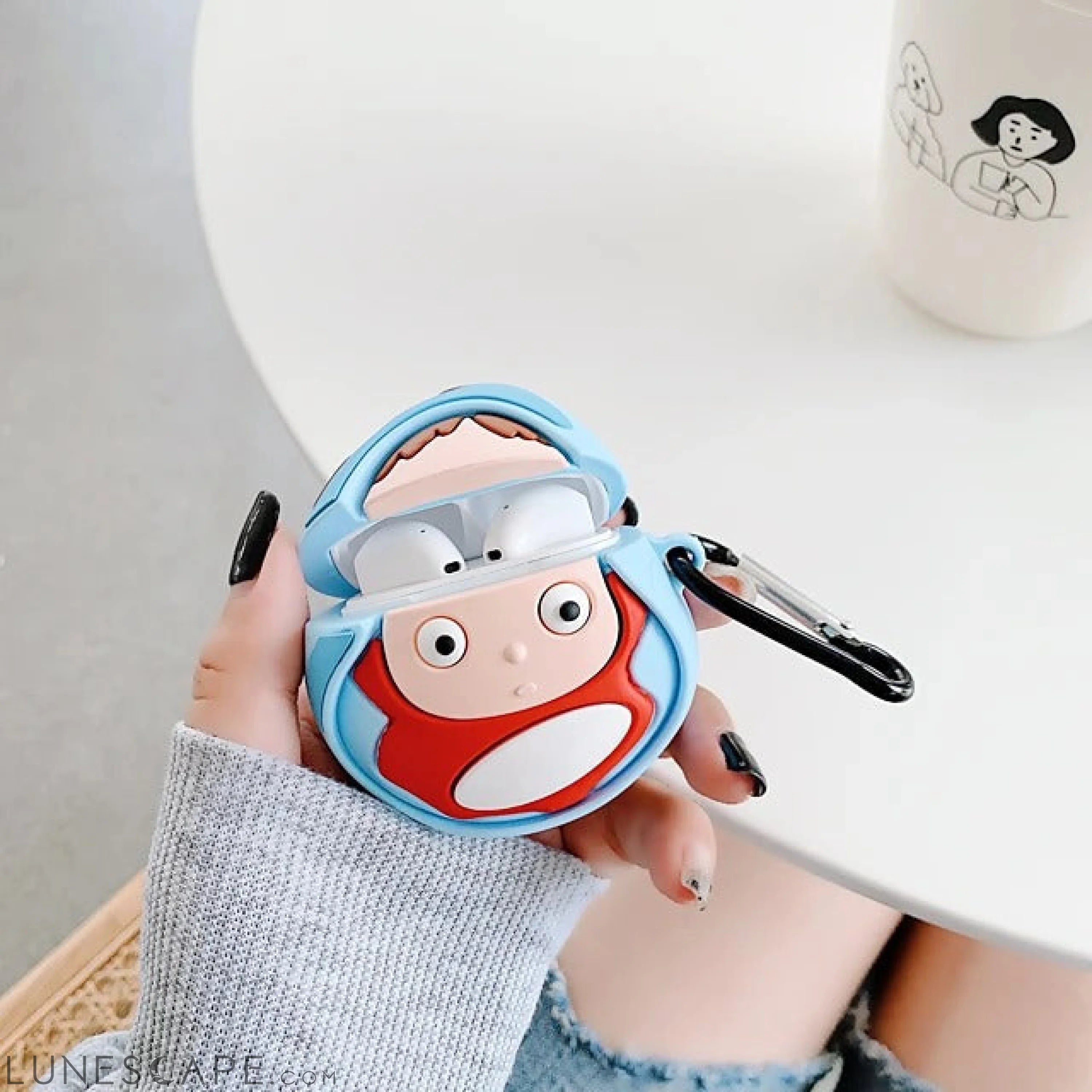 Ponyo AirPods Pro Case Stuck in Blue Baby AirPods Case LUNESCAPE