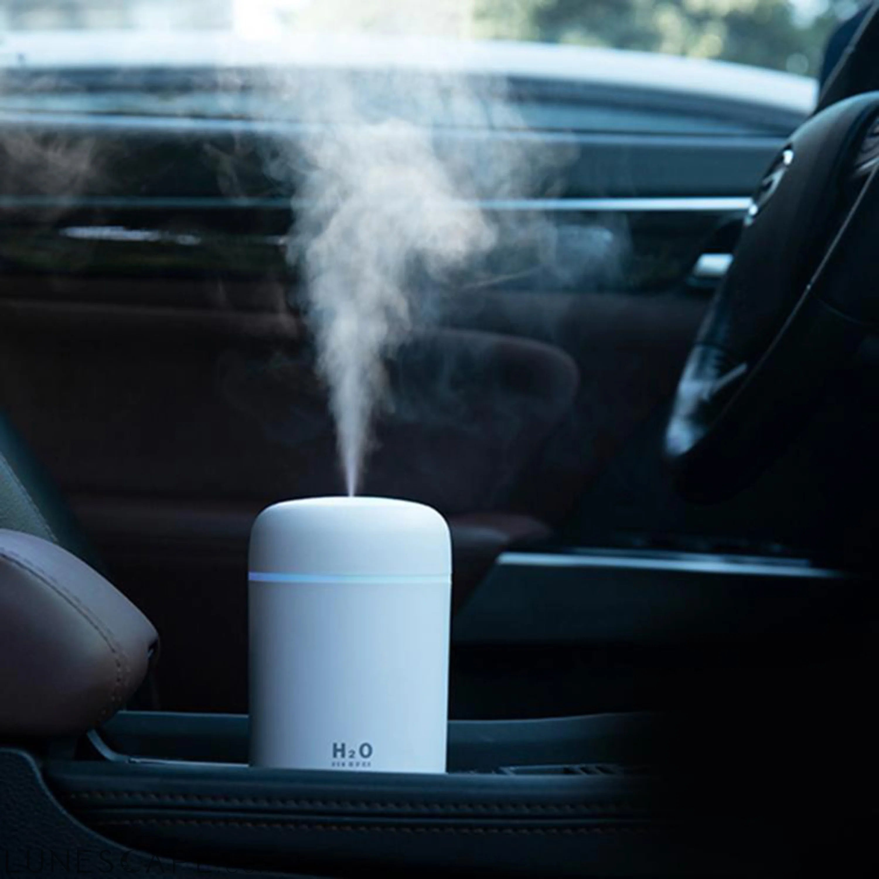 Portable Air Humidifier Aroma Essential Oil Diffuser for Car Home LUNESCAPE