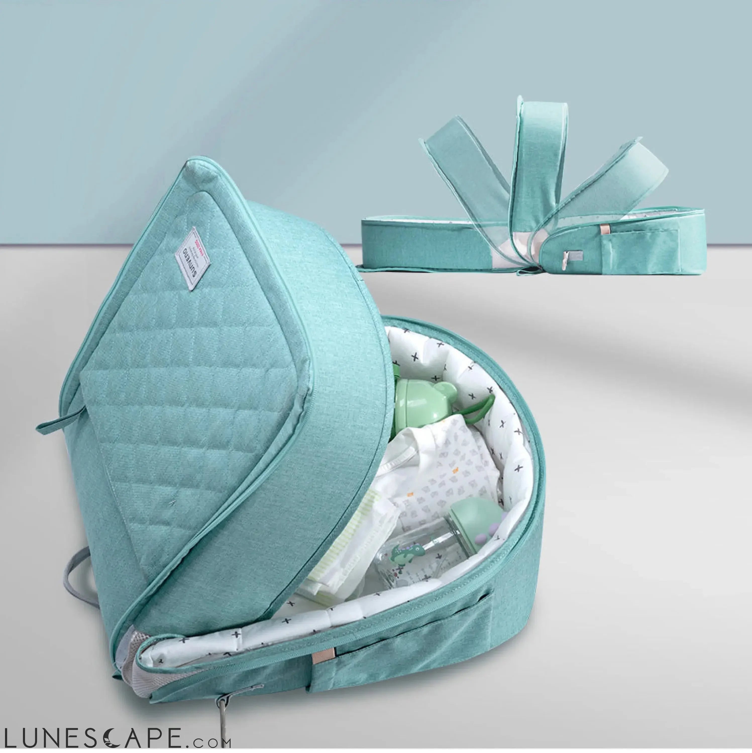 Portable Baby Diaper Bag Backpack with Changing Pad LUNESCAPE