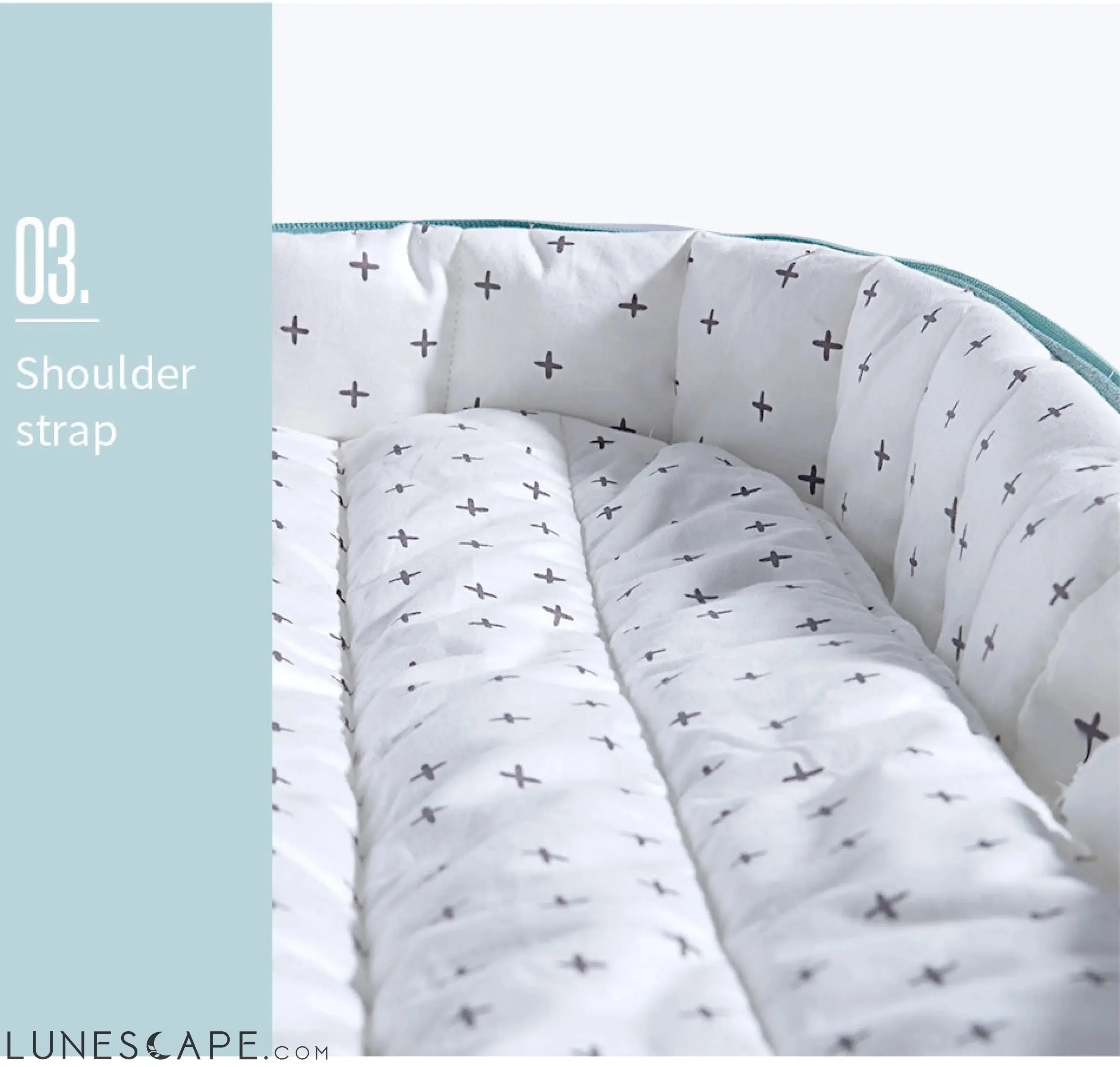 Portable Baby Diaper Bag Backpack with Changing Pad LUNESCAPE