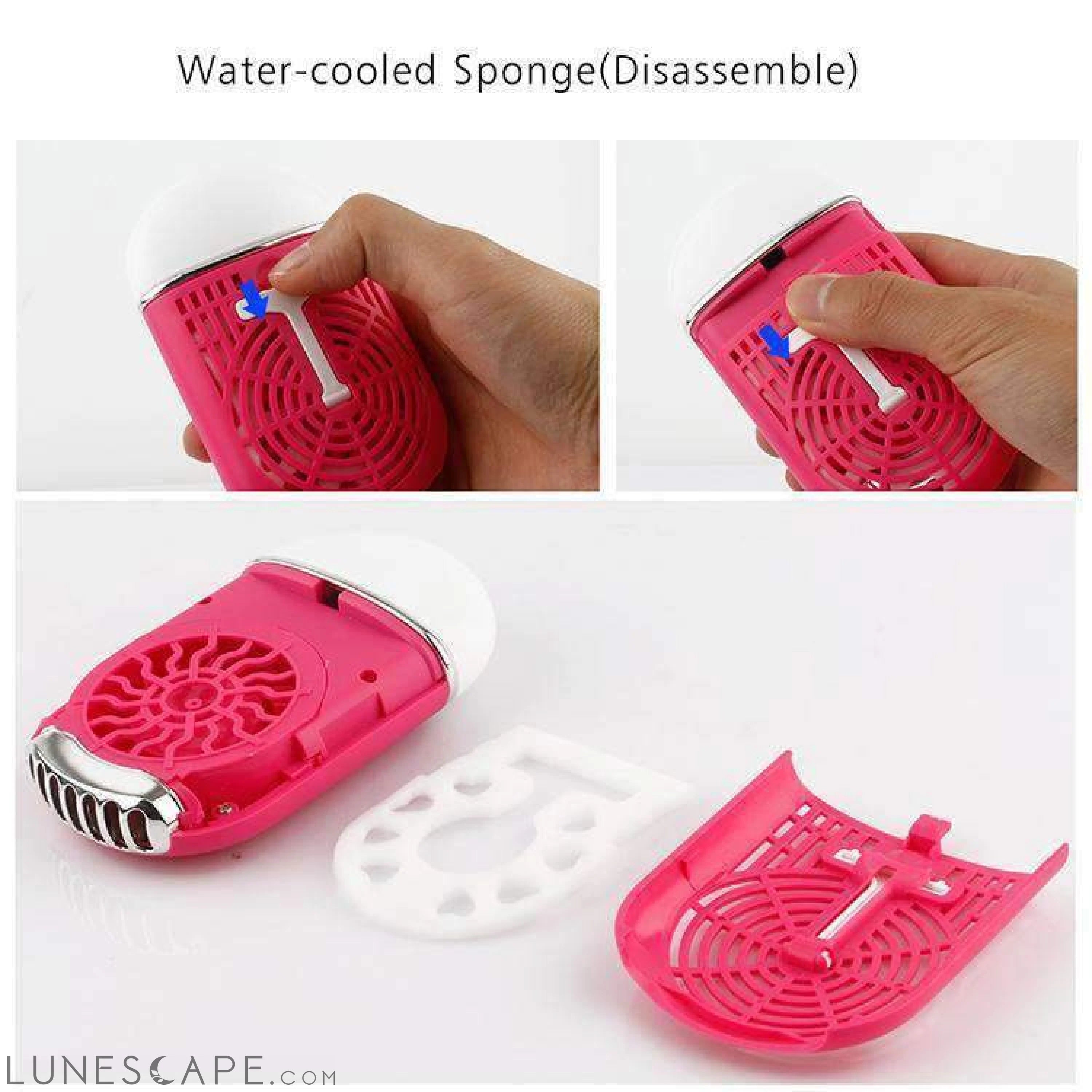Portable Mini USB Charging Air Conditioner Refrigerating Handheld LUNESCAPE