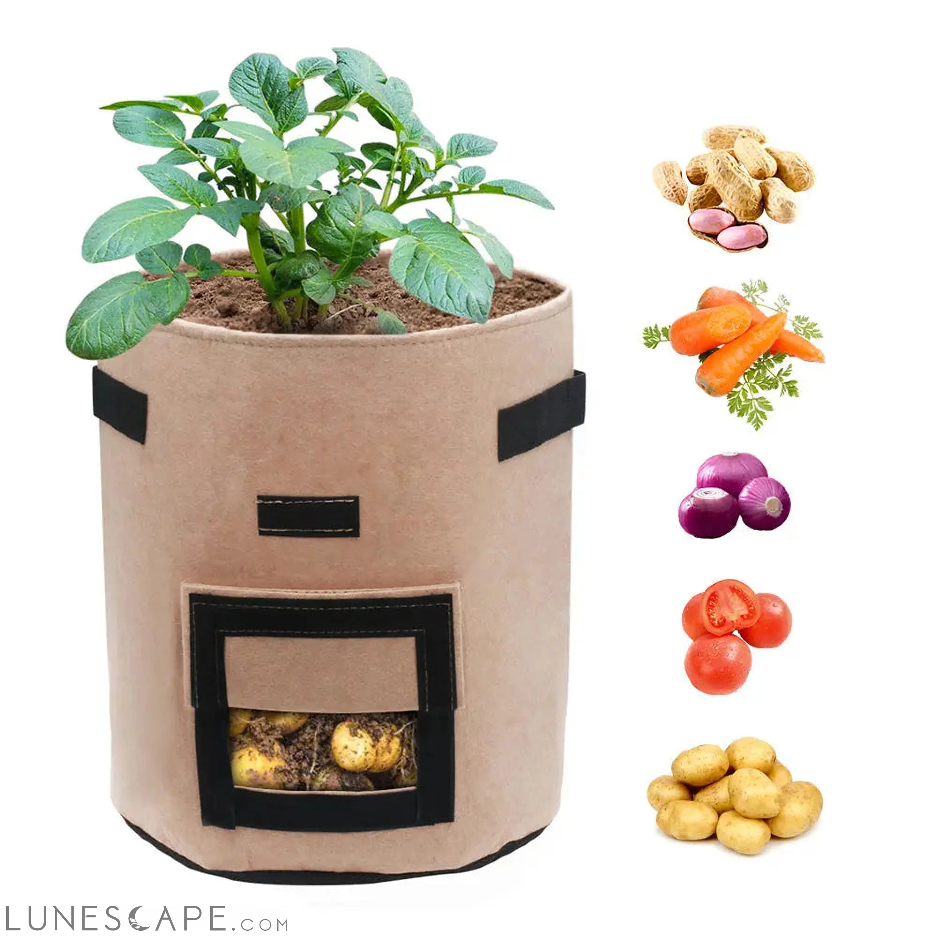 Portable Plant Bag Potato Planting Bag Durable Bag LUNESCAPE