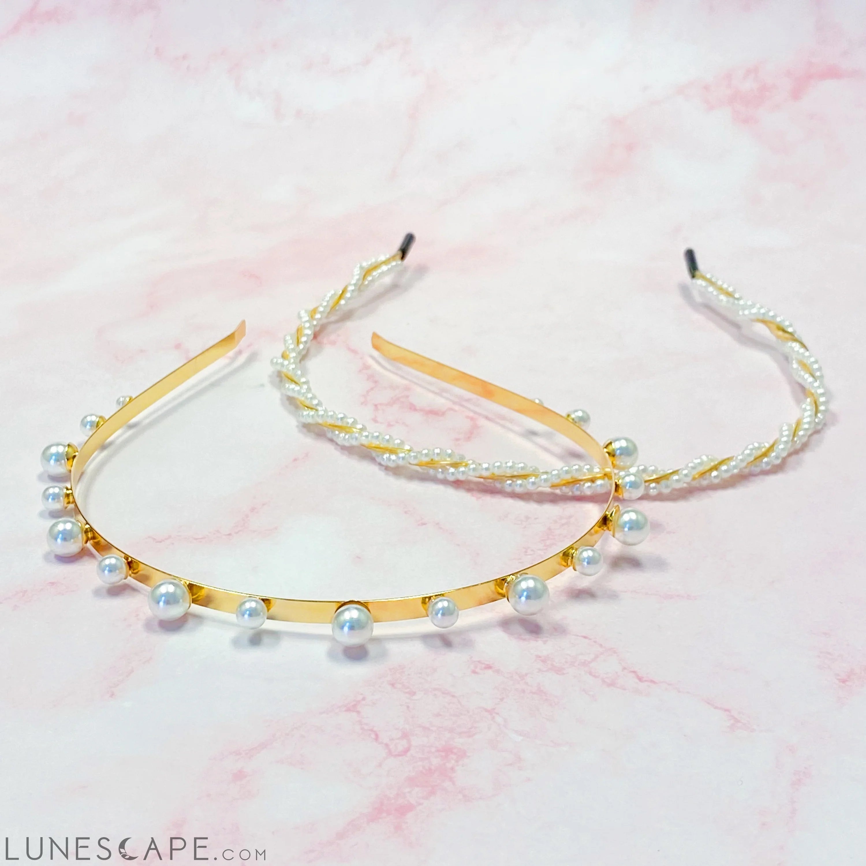 Precious Pearl Headband Set of 2 LUNESCAPE