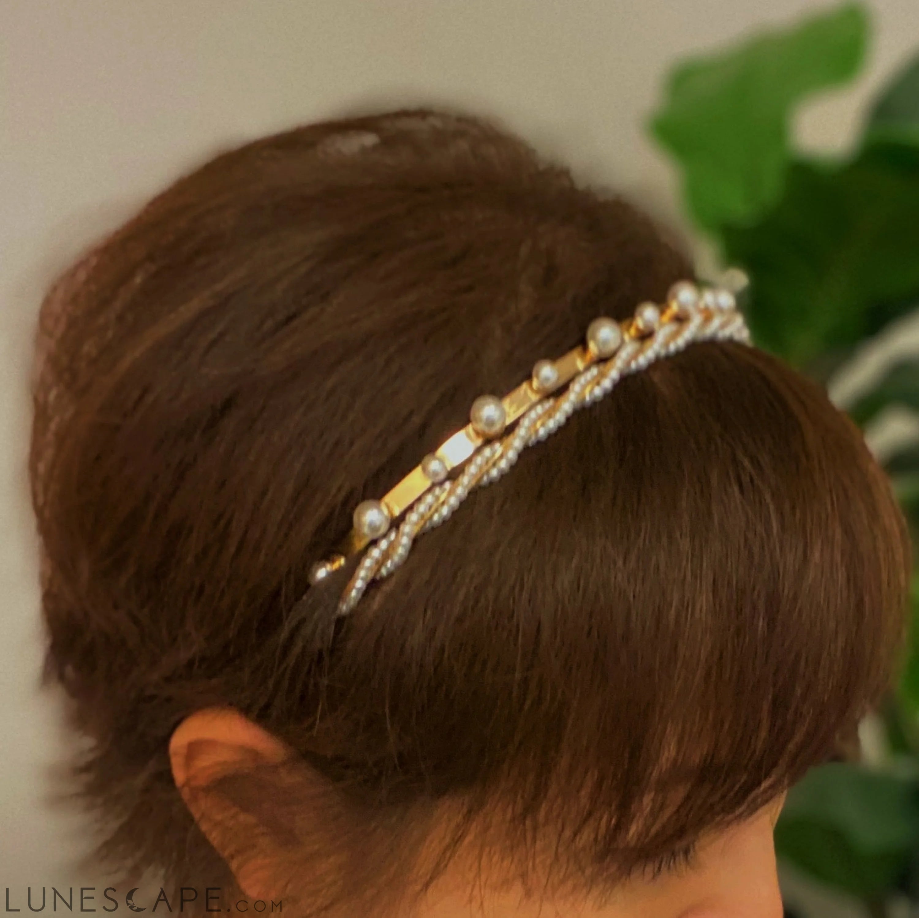 Precious Pearl Headband Set of 2 LUNESCAPE