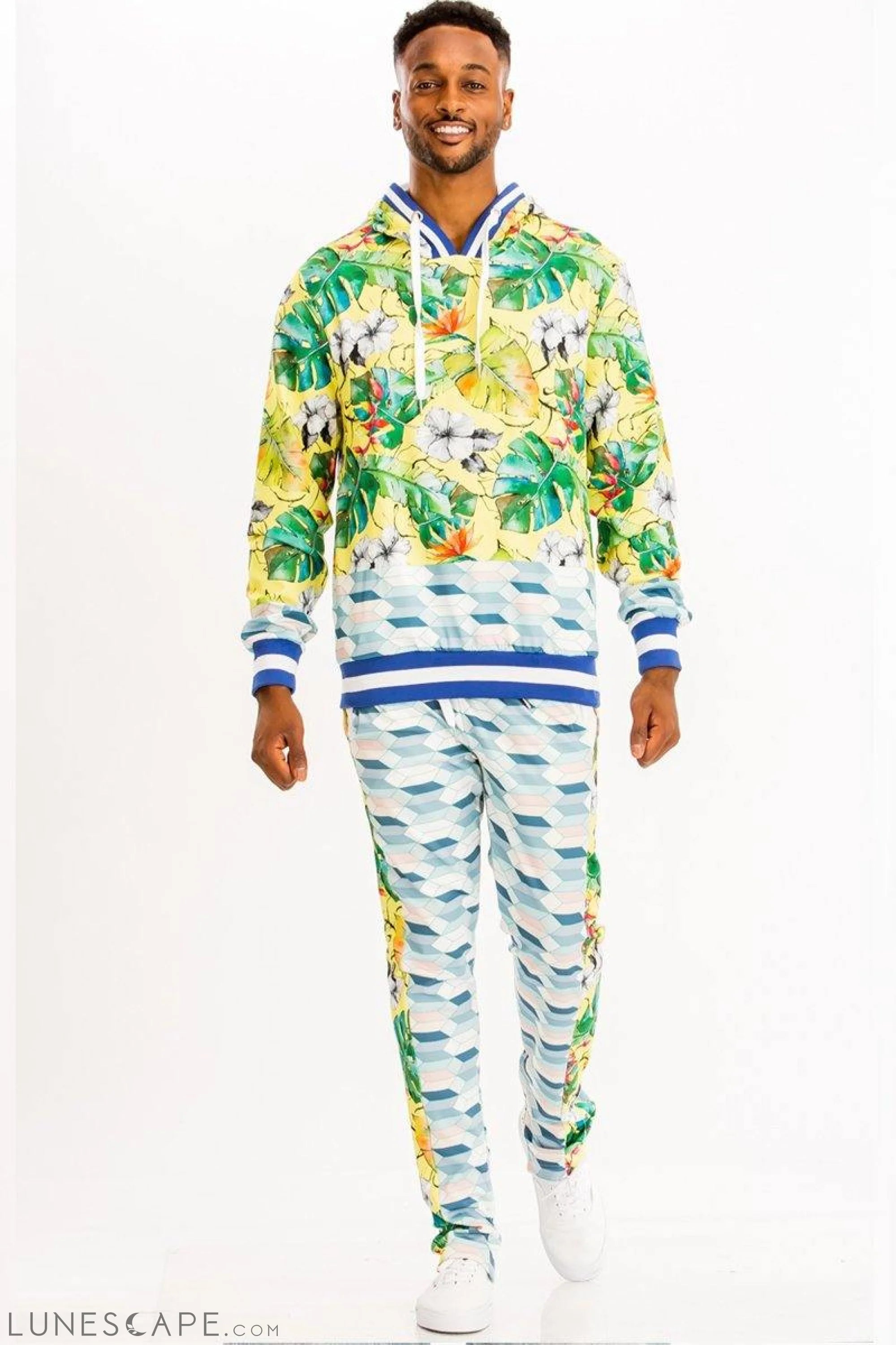 PRINT SWEAT SET LUNESCAPE