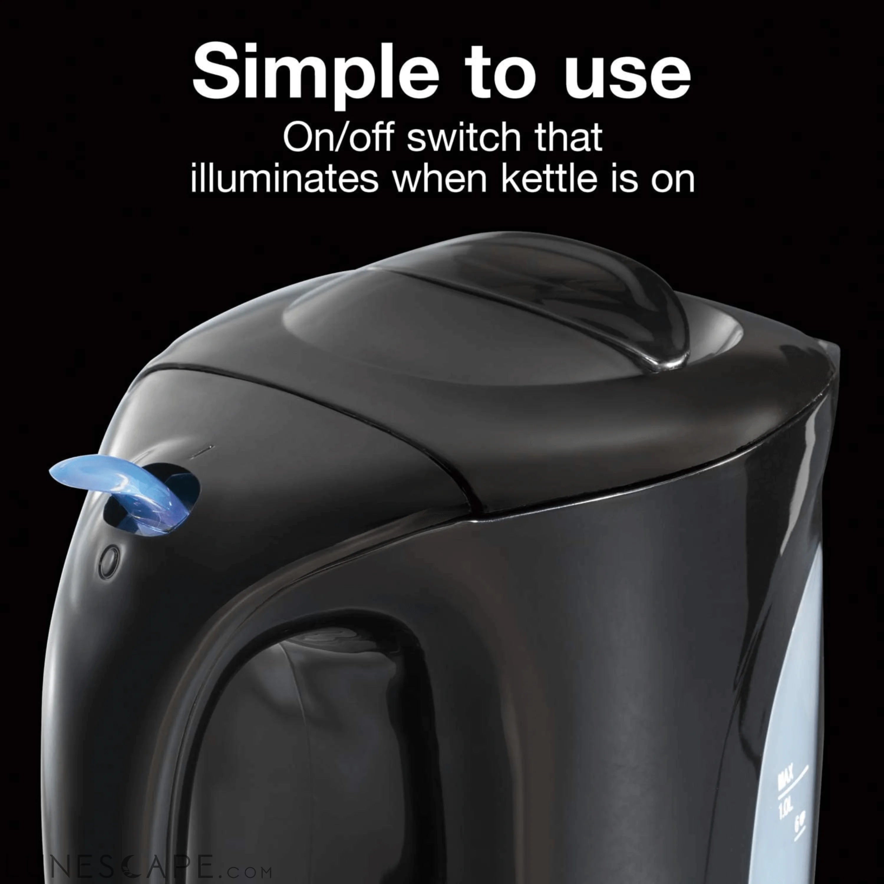 Proctor Silex 1.0 Liter Electric Tea Kettle Water-Boiler and Heater LUNESCAPE