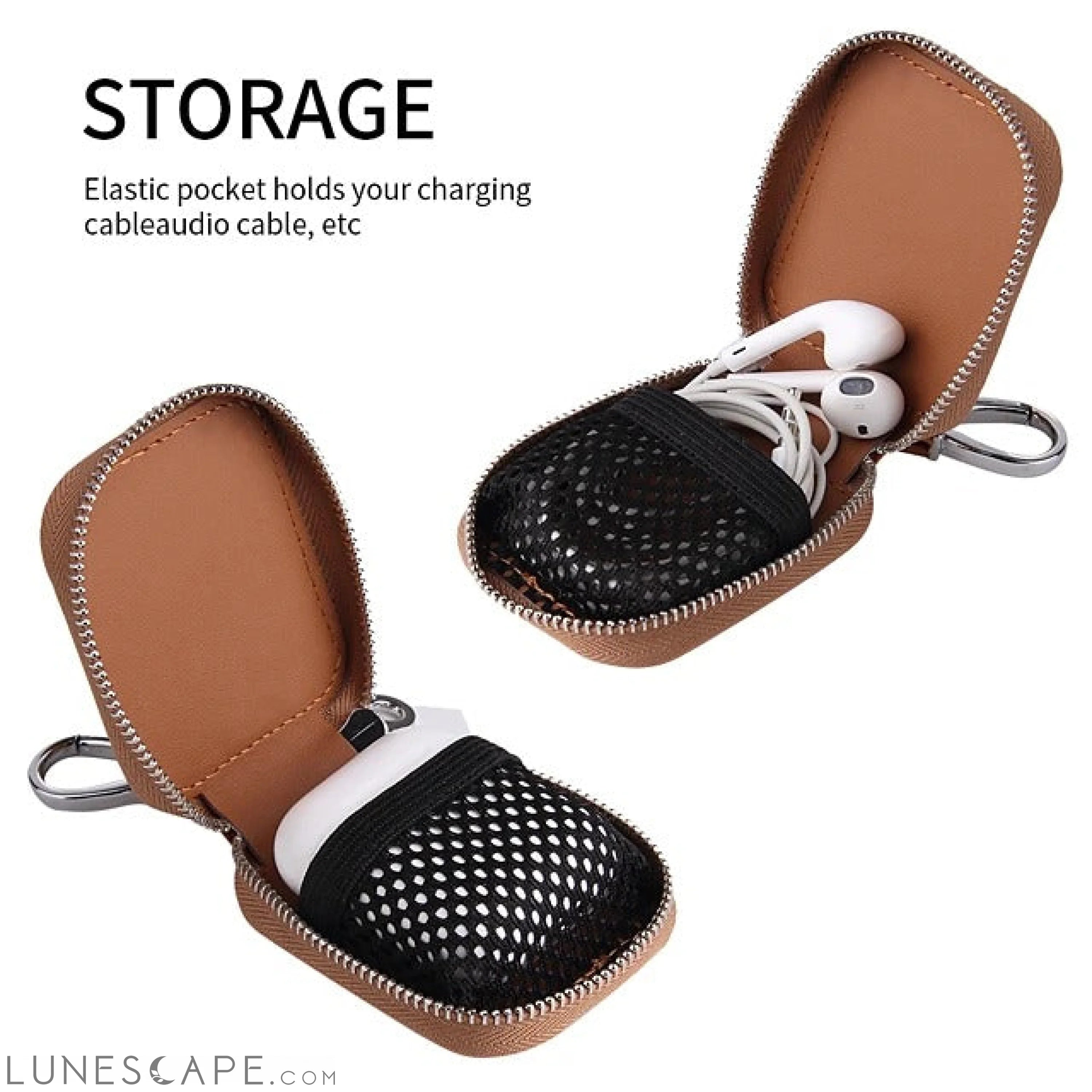 PU AirPods Pro Shockproof Headphone Case LUNESCAPE