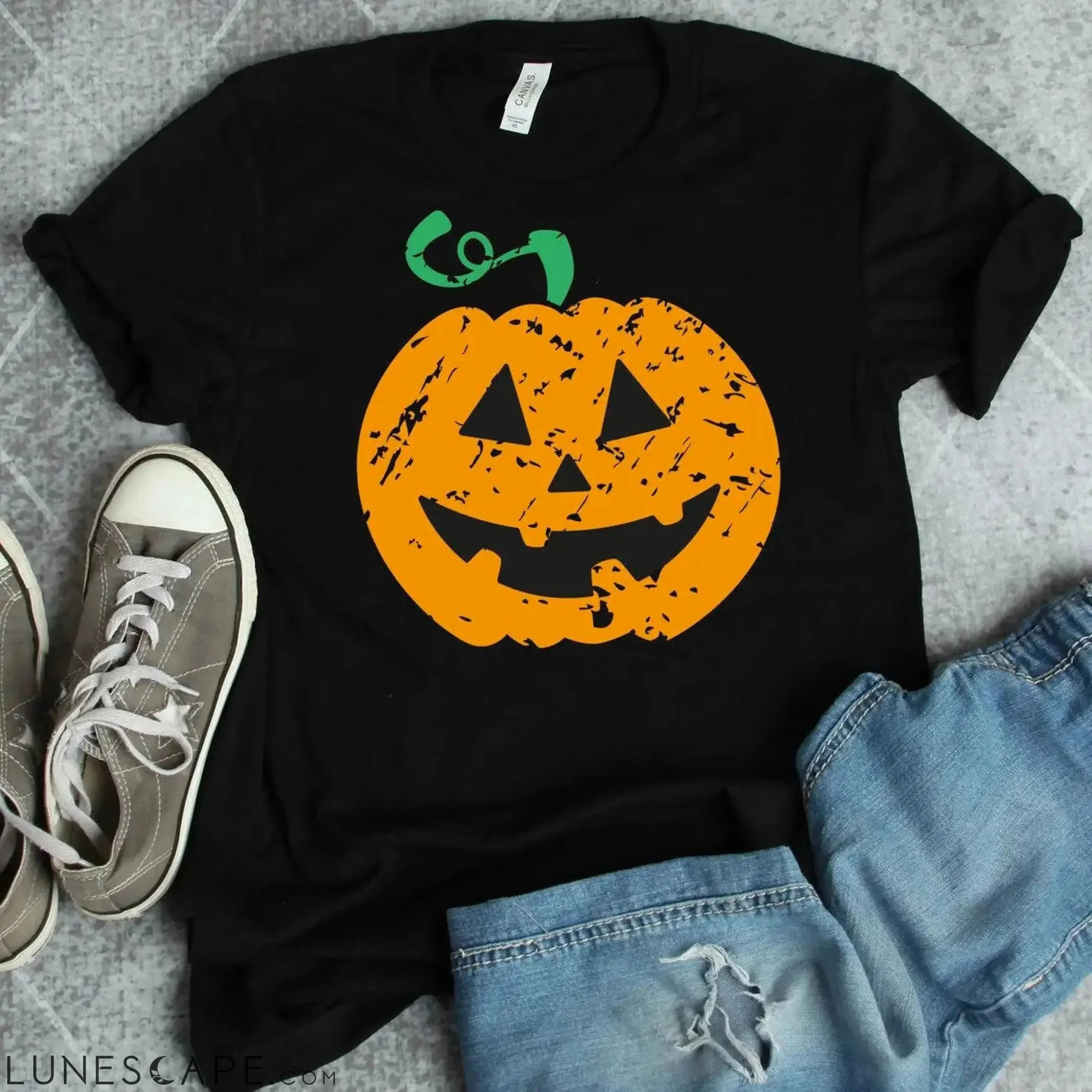 Pumpkin Halloween T-Shirt LUNESCAPE