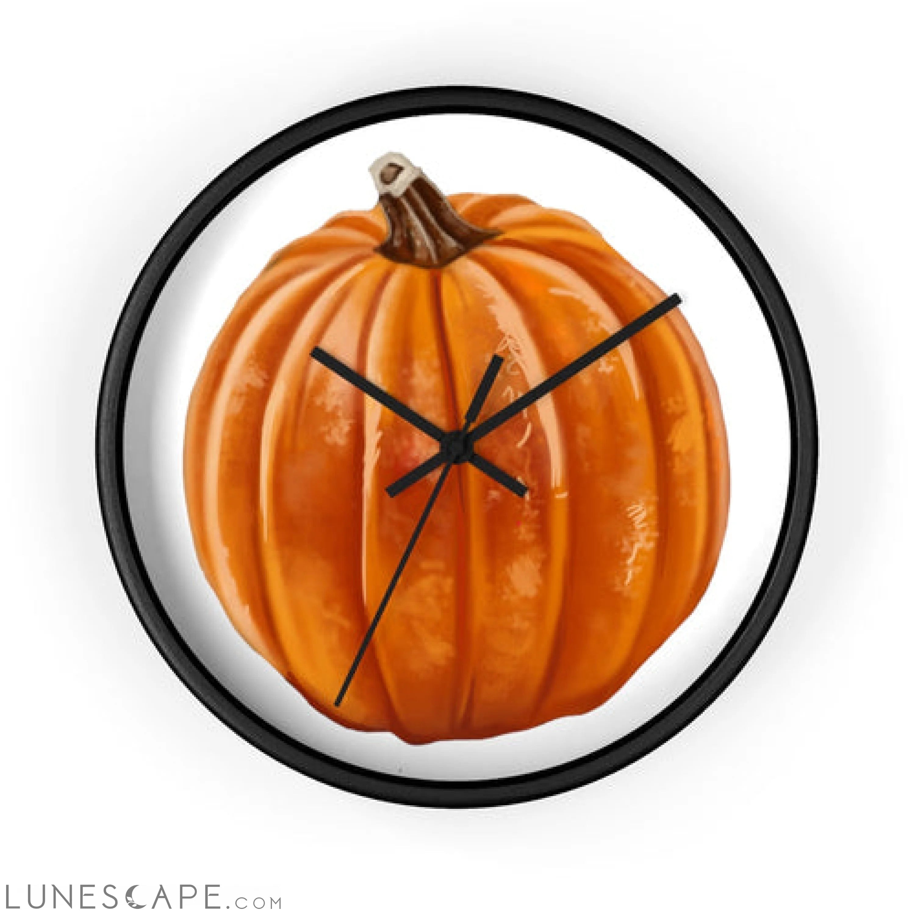 Pumpkin Wall clock LUNESCAPE