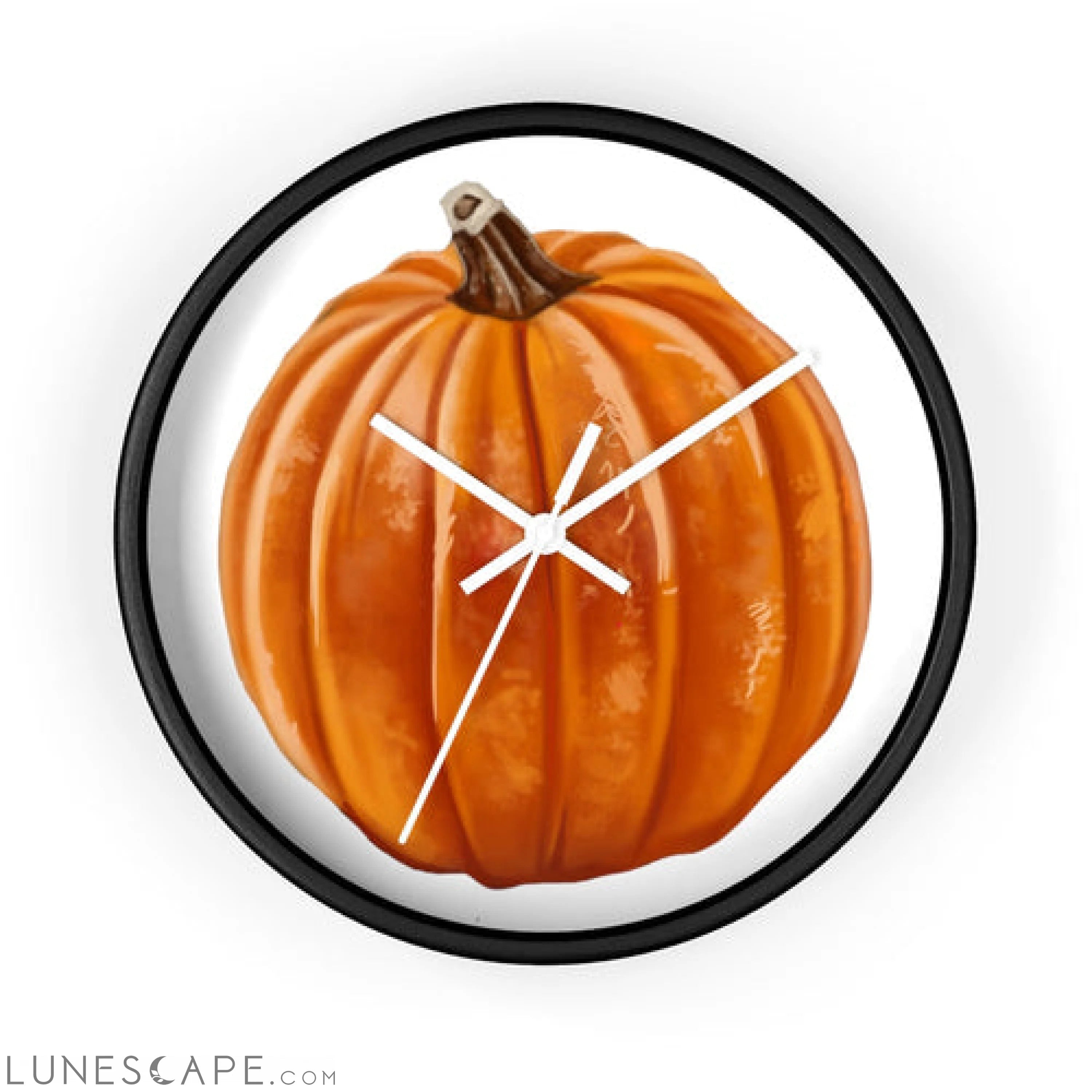 Pumpkin Wall clock LUNESCAPE