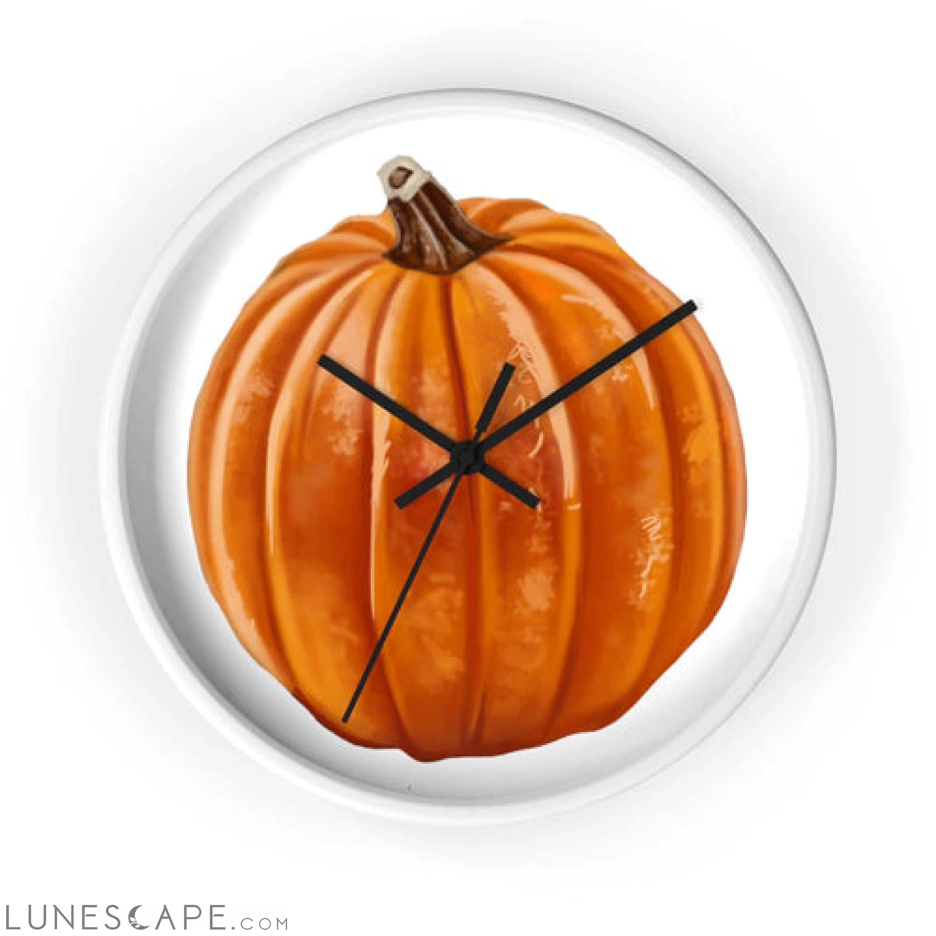Pumpkin Wall clock LUNESCAPE