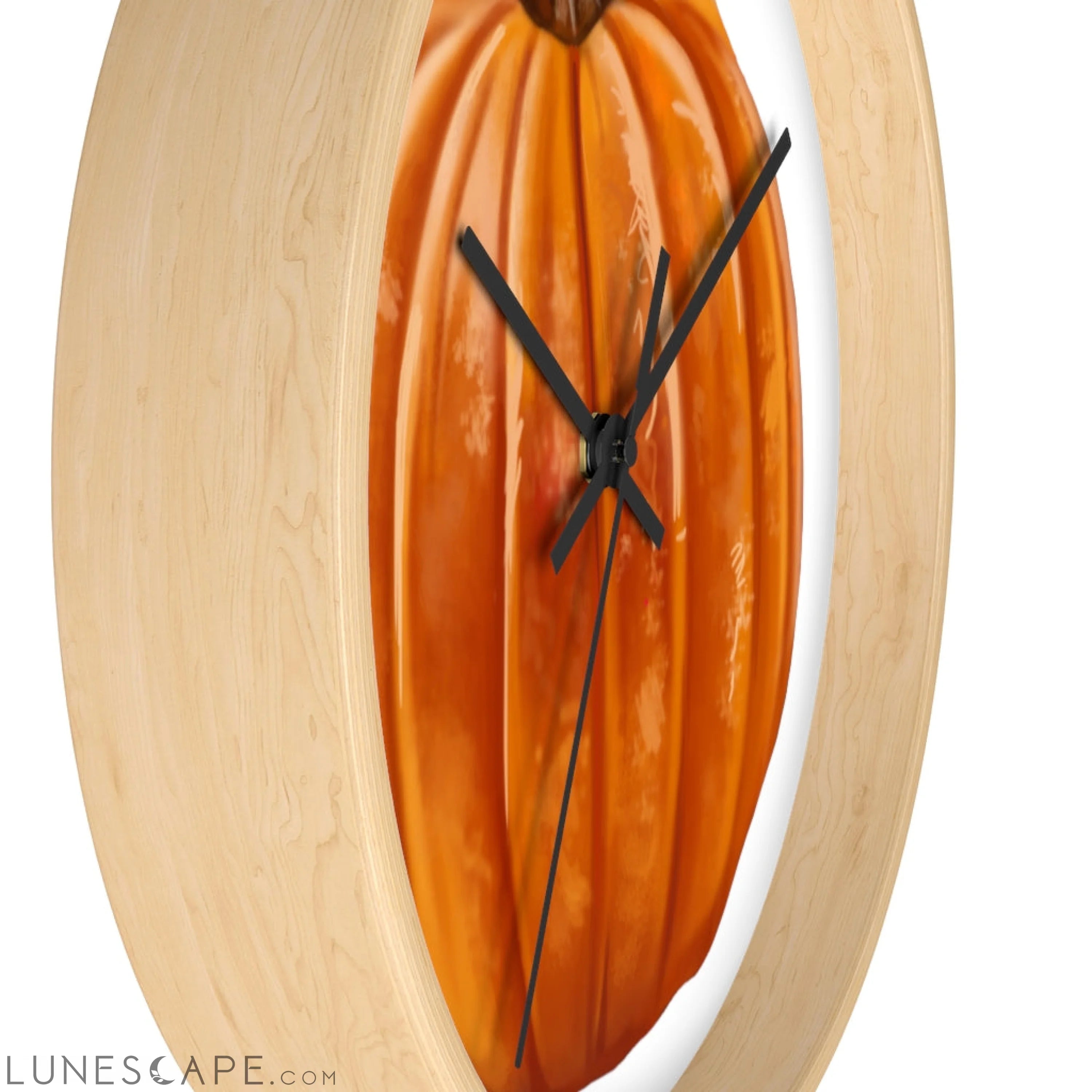 Pumpkin Wall clock LUNESCAPE