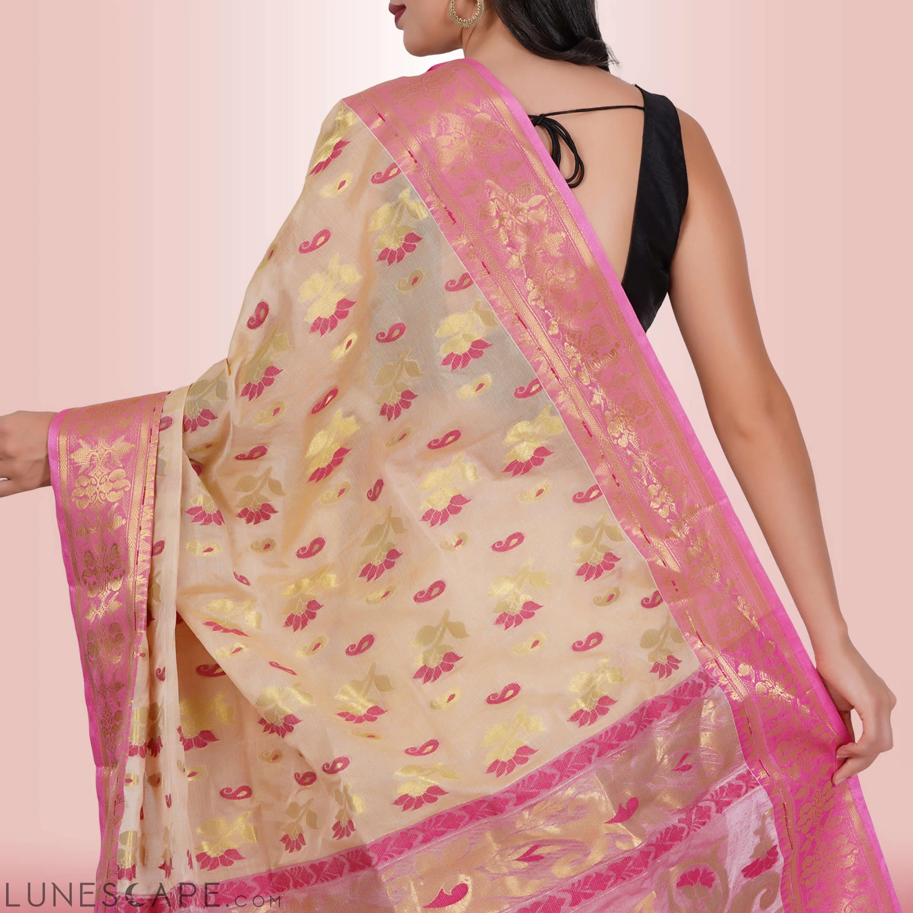 Pure Tussar Silk Sarees LUNESCAPE