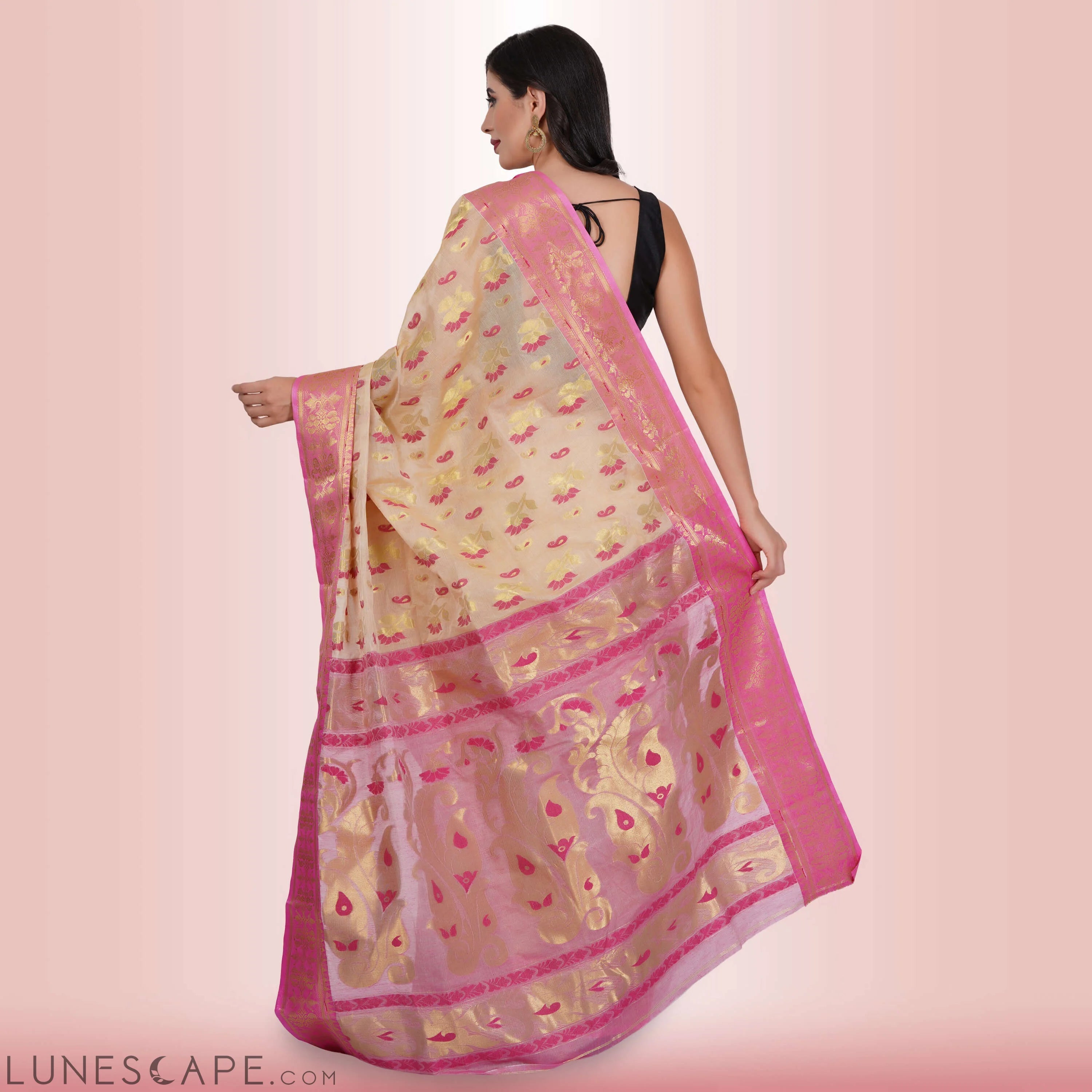 Pure Tussar Silk Sarees LUNESCAPE