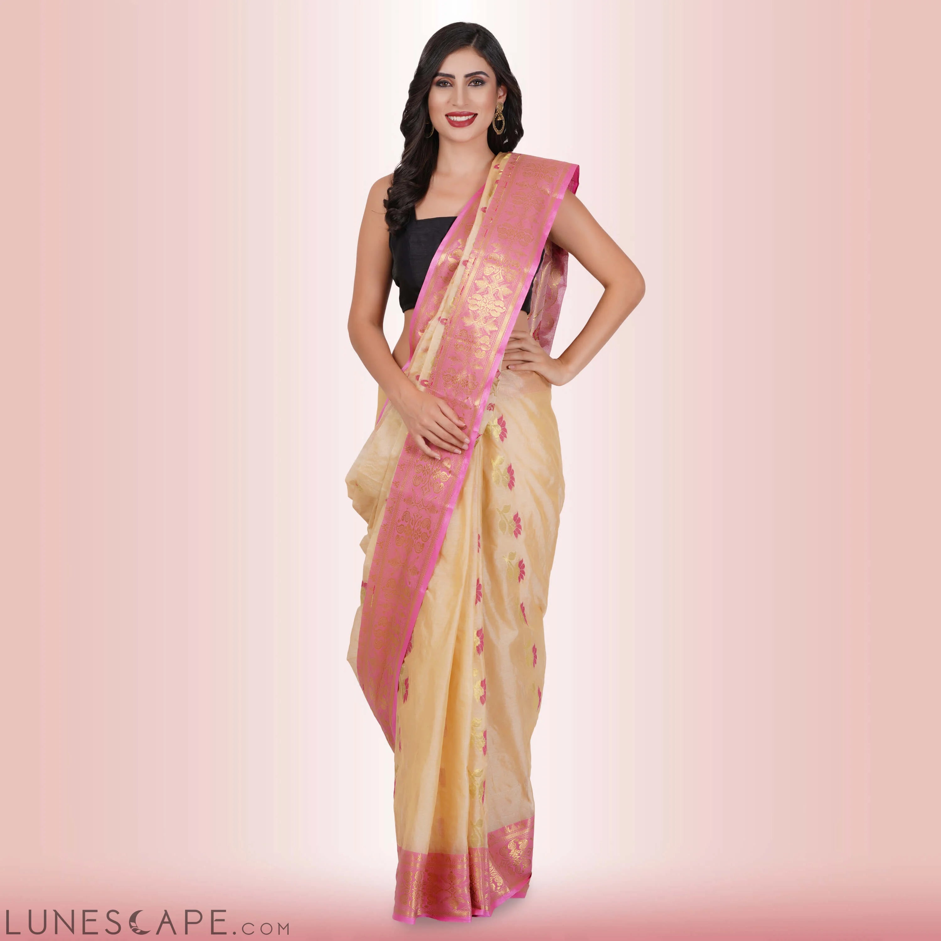 Pure Tussar Silk Sarees LUNESCAPE