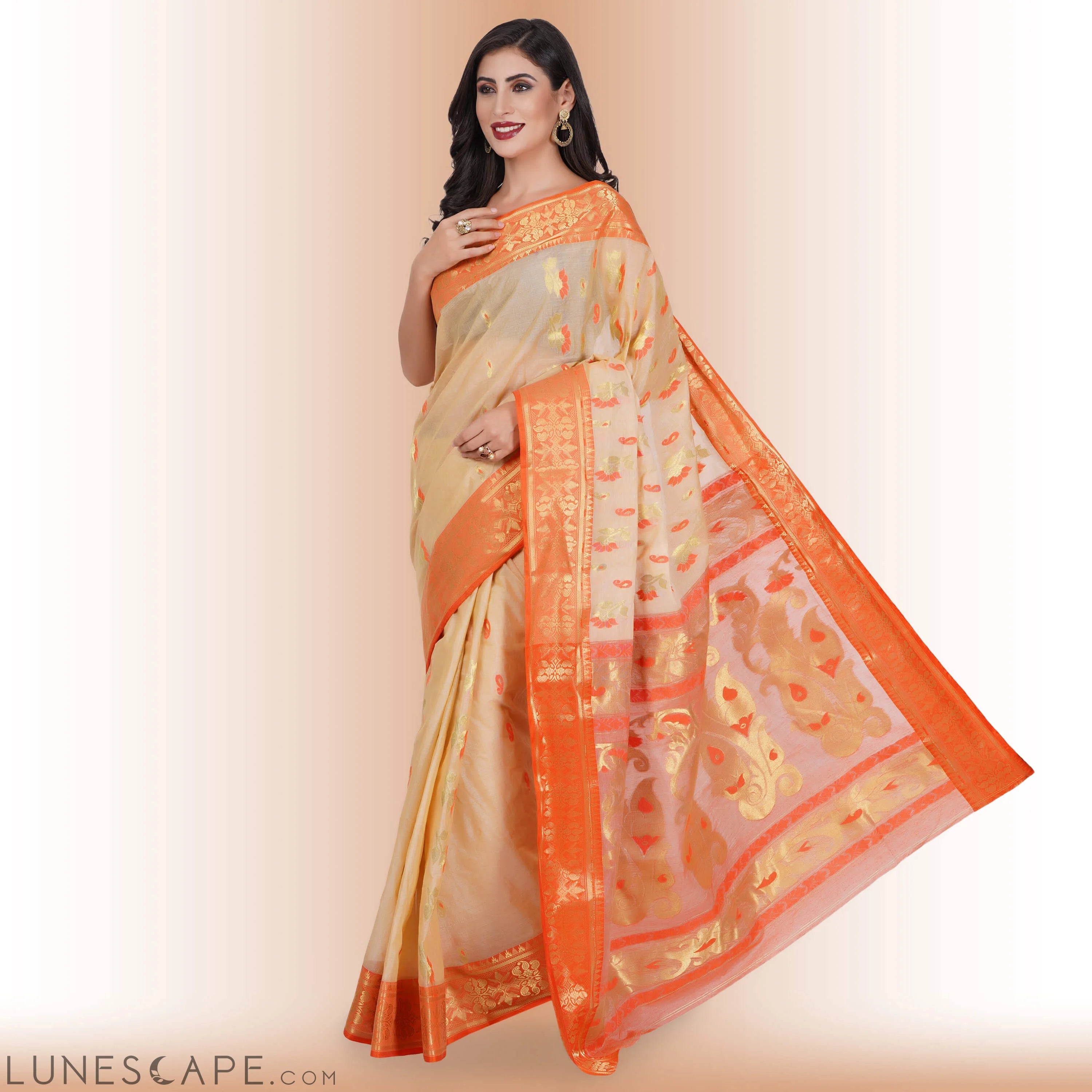 Pure Tussar Silk Sarees LUNESCAPE