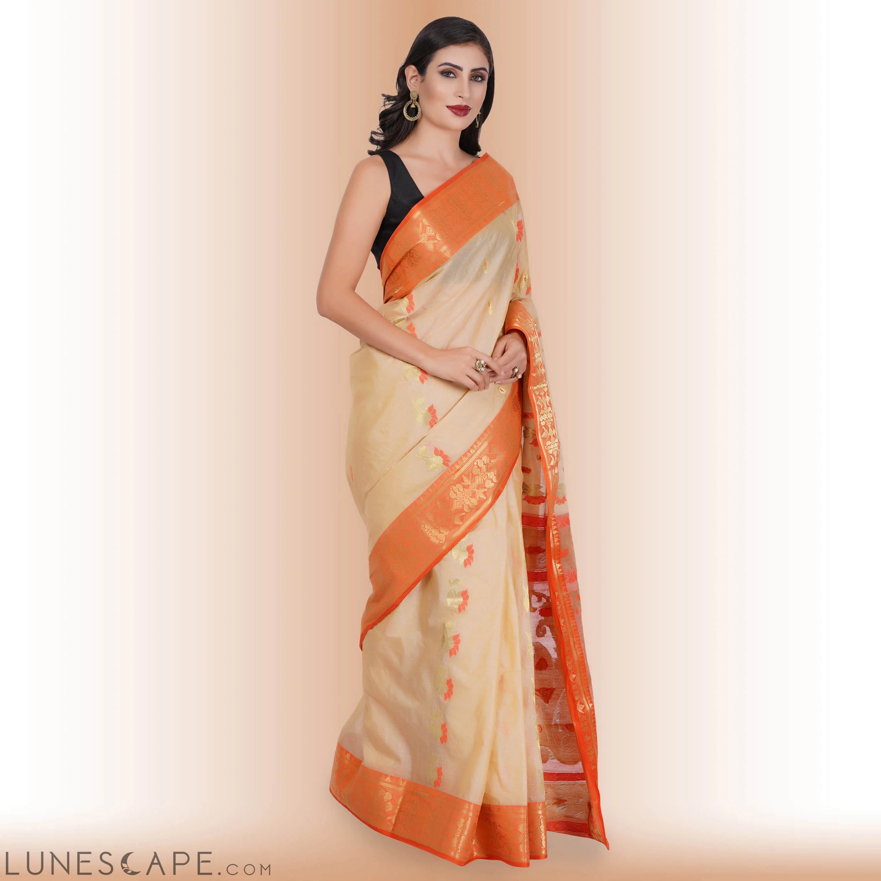 Pure Tussar Silk Sarees LUNESCAPE