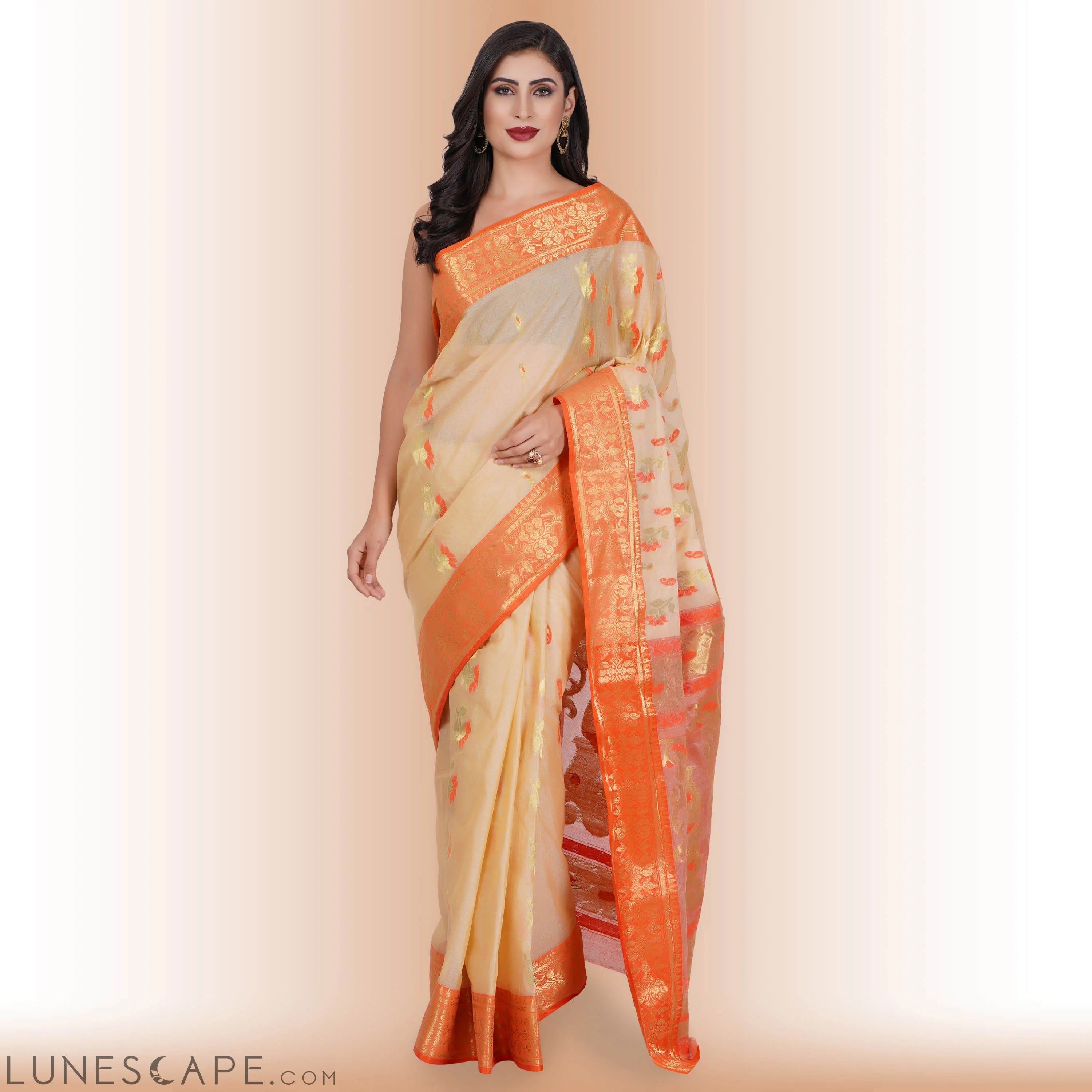 Pure Tussar Silk Sarees LUNESCAPE