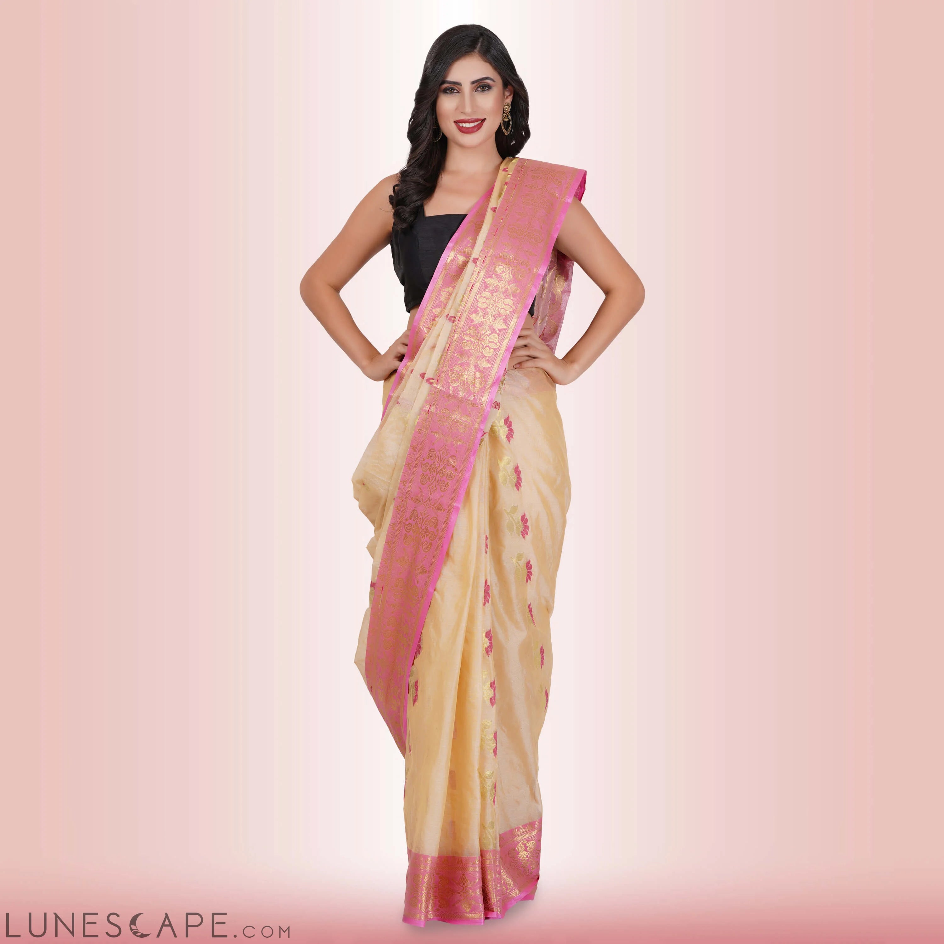 Pure Tussar Silk Sarees LUNESCAPE