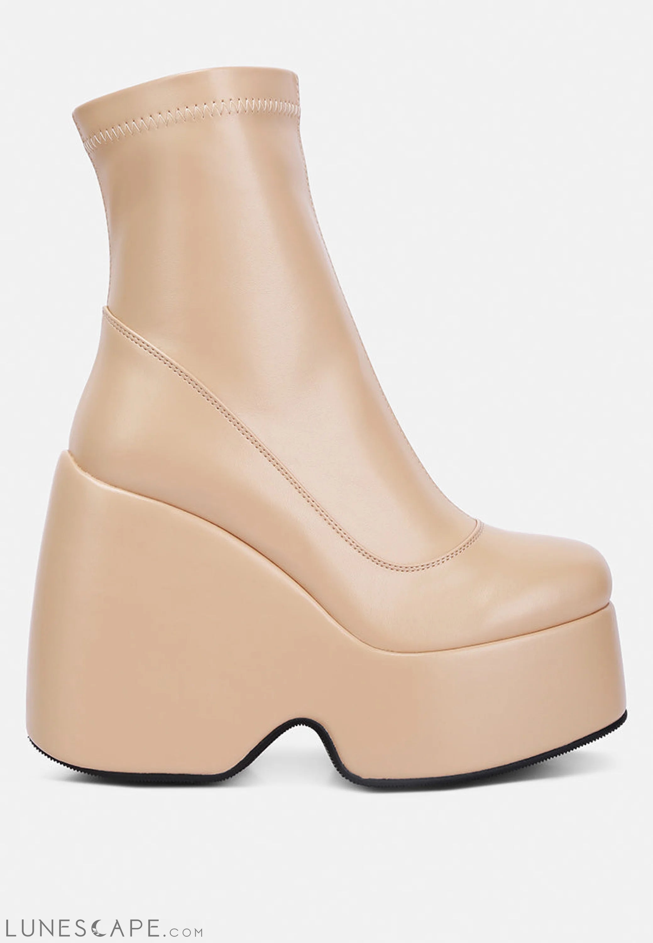 Purnell High Platform Ankle Boots LUNESCAPE