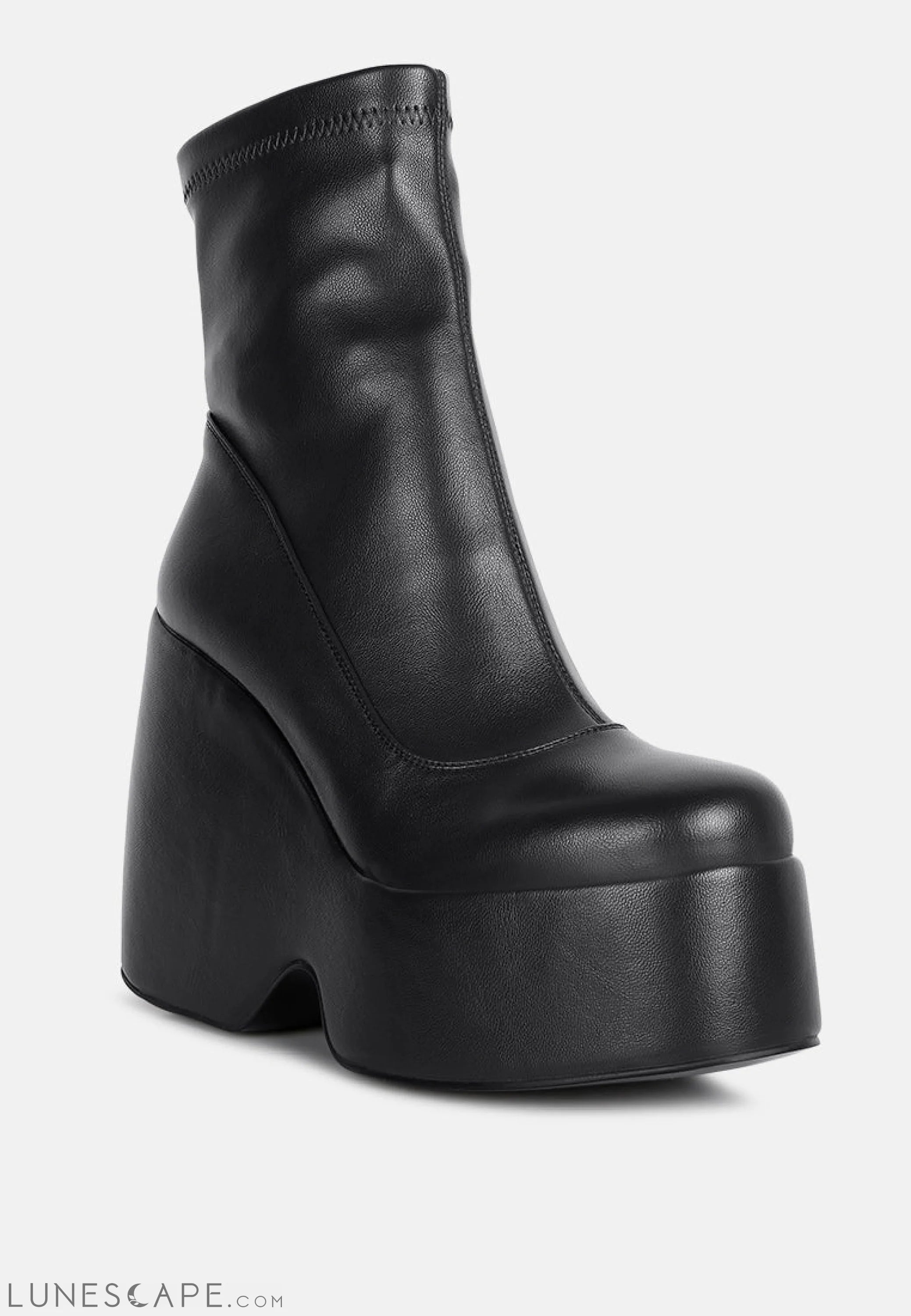 Purnell High Platform Ankle Boots LUNESCAPE