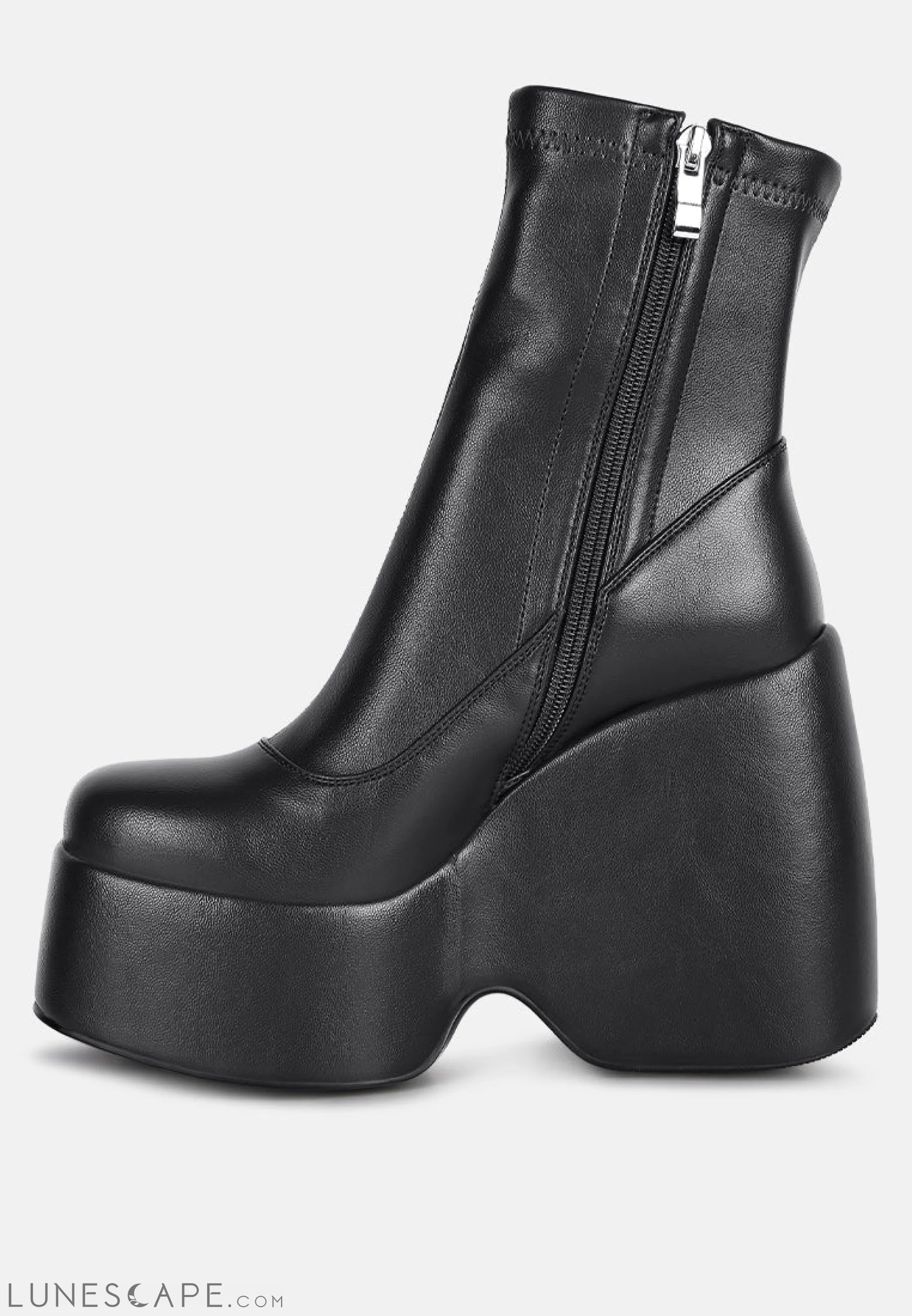 Purnell High Platform Ankle Boots LUNESCAPE