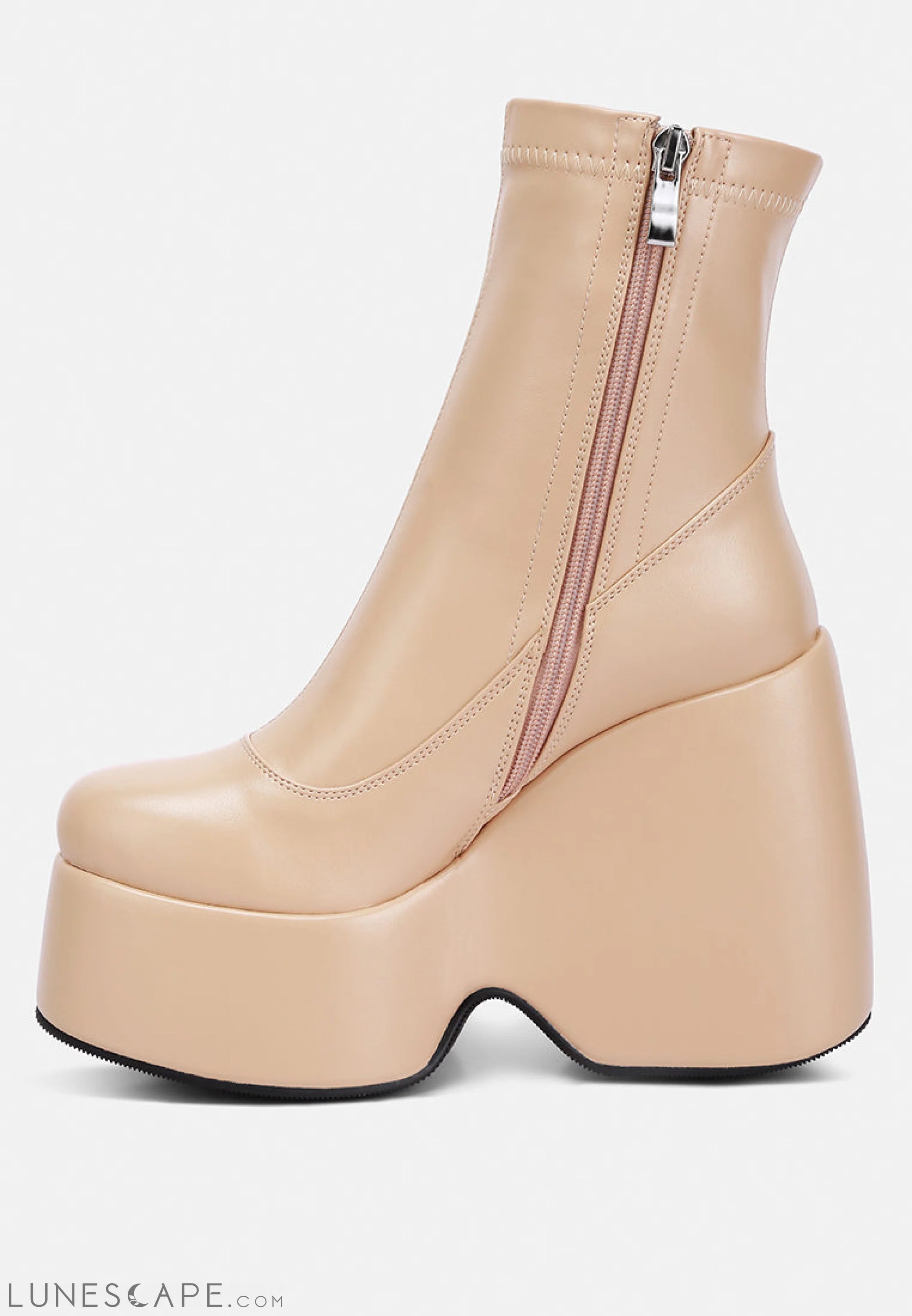 Purnell High Platform Ankle Boots LUNESCAPE