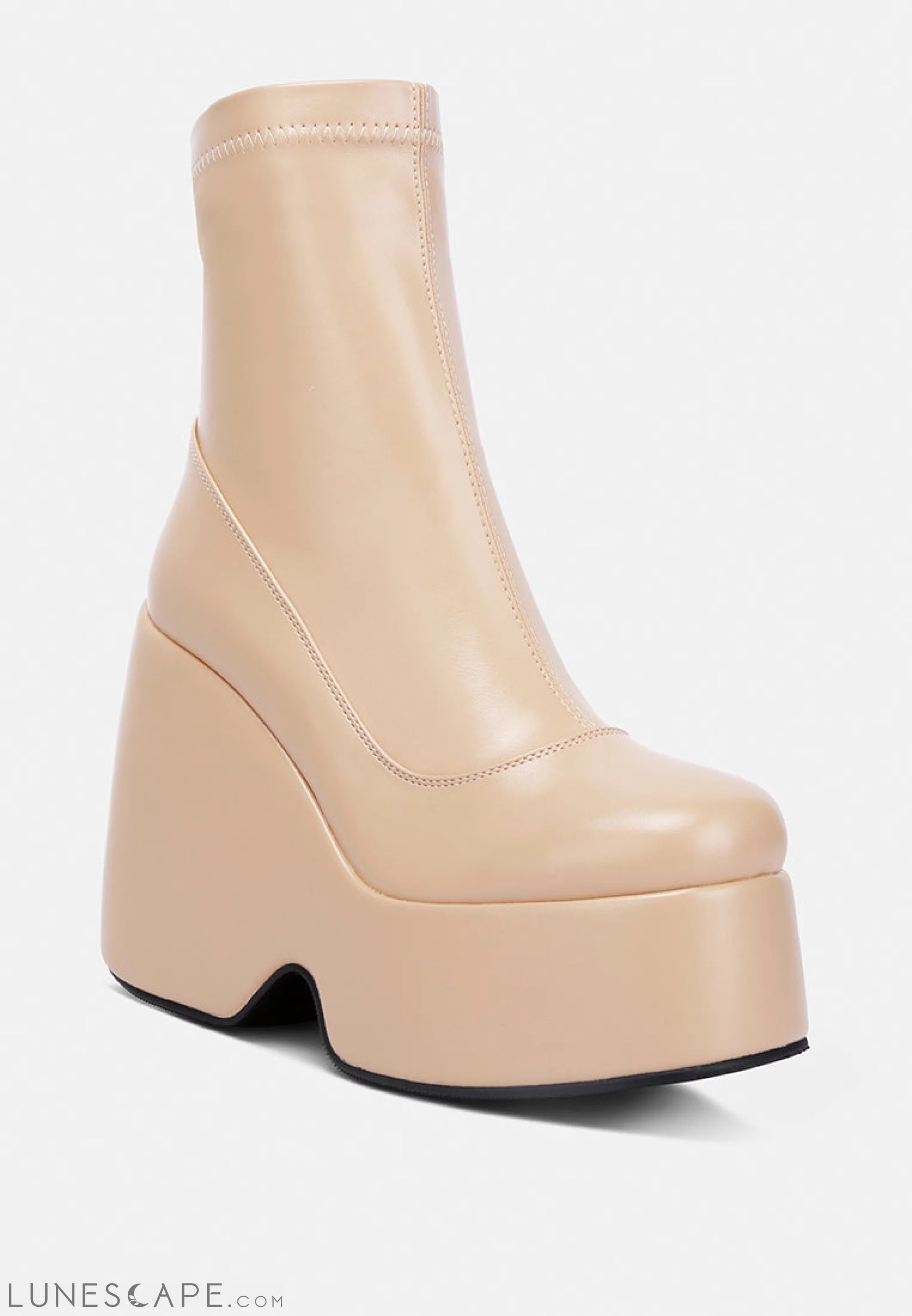 Purnell High Platform Ankle Boots LUNESCAPE