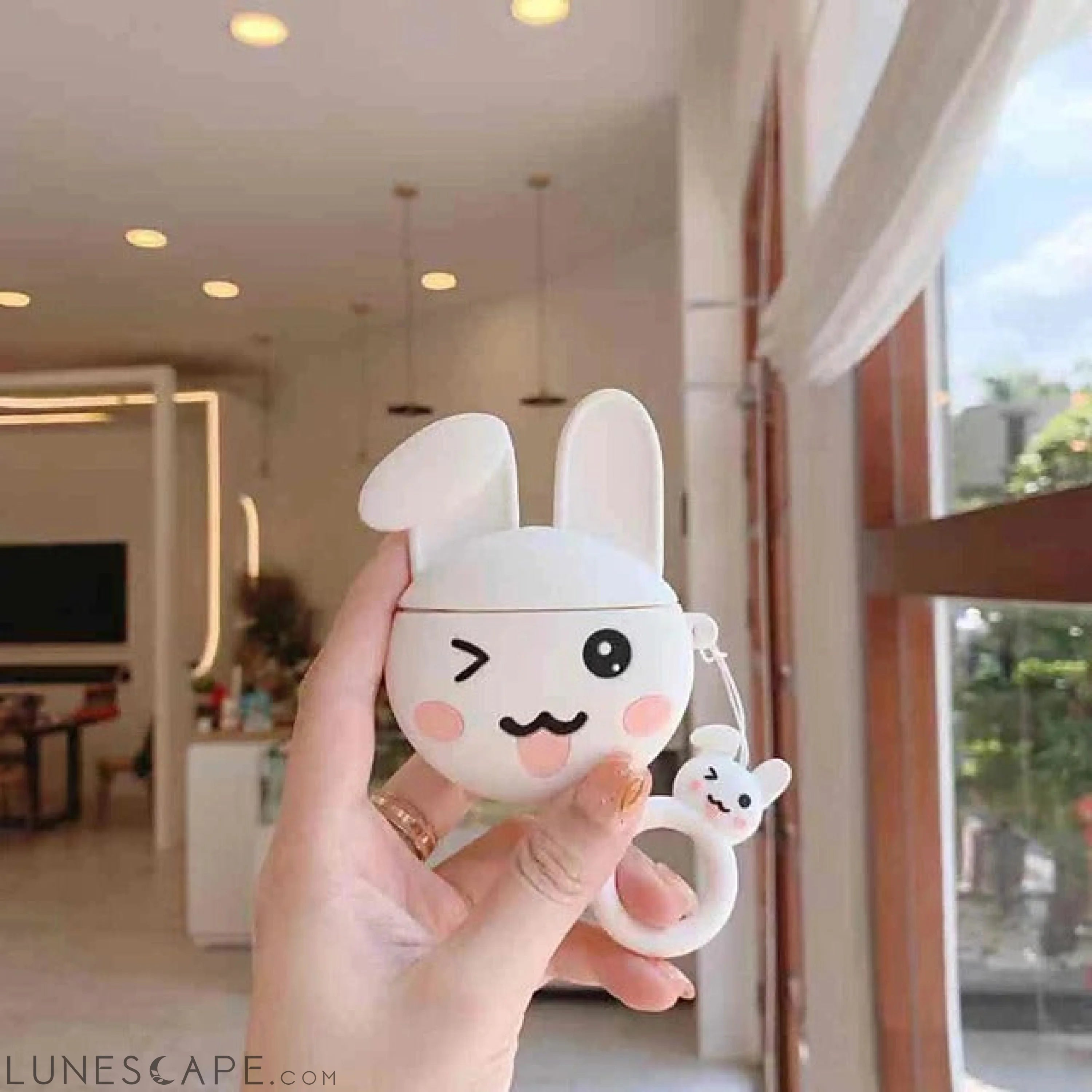 Rabbit Case For AirPods 1/2  Lovely Headphone Case Hard LUNESCAPE