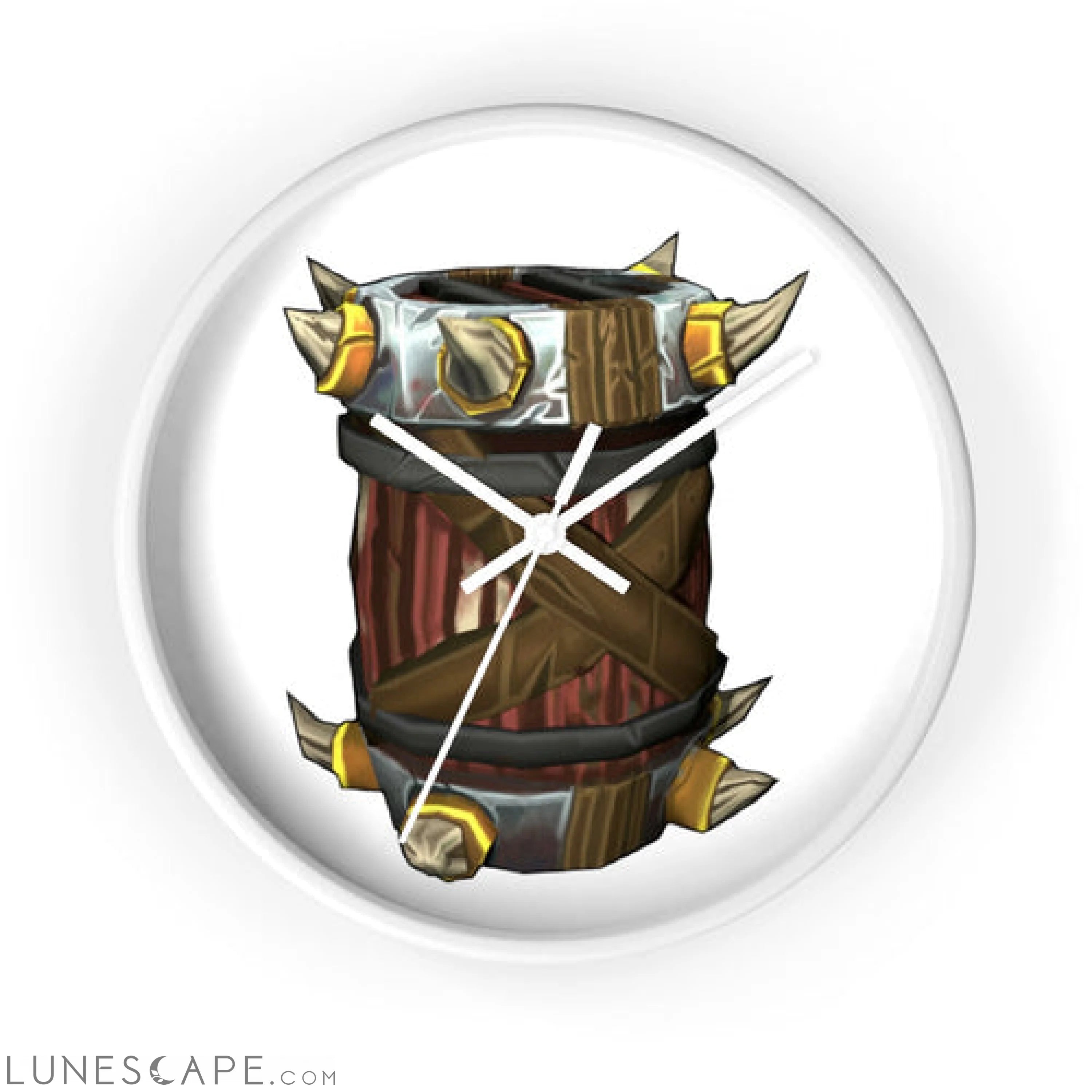 Raptor Barrel Wall clock LUNESCAPE