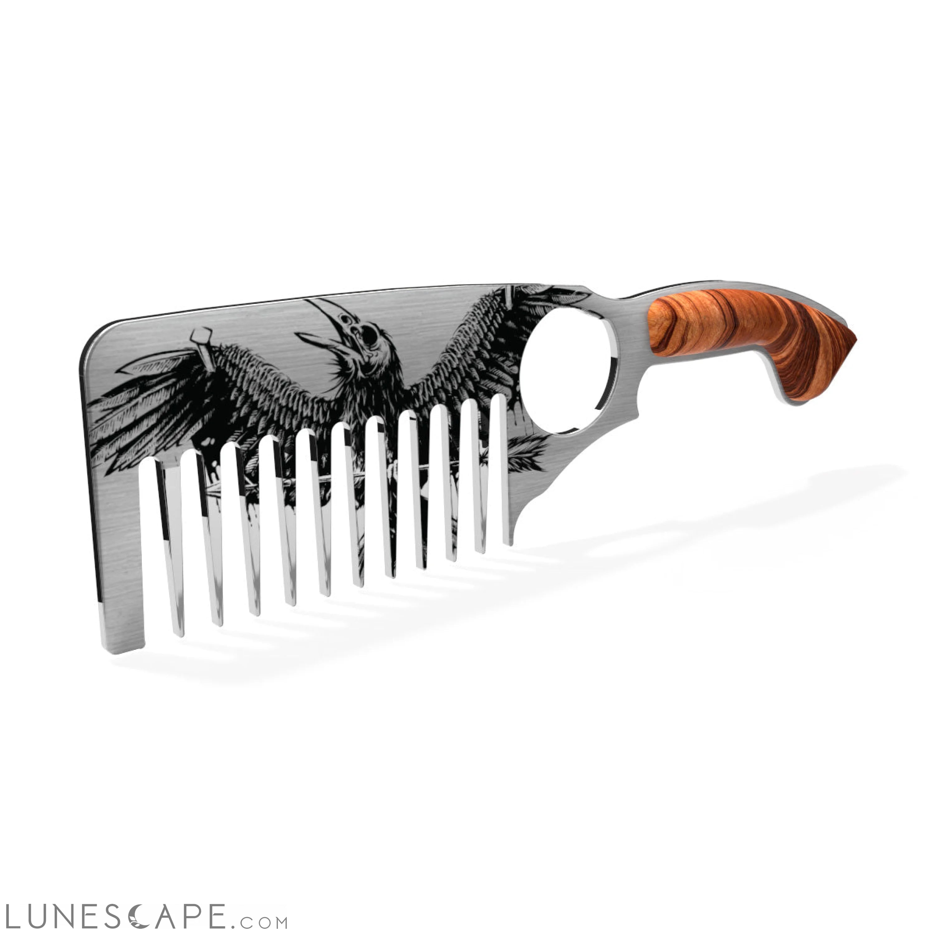 Raven Beard Comb LUNESCAPE