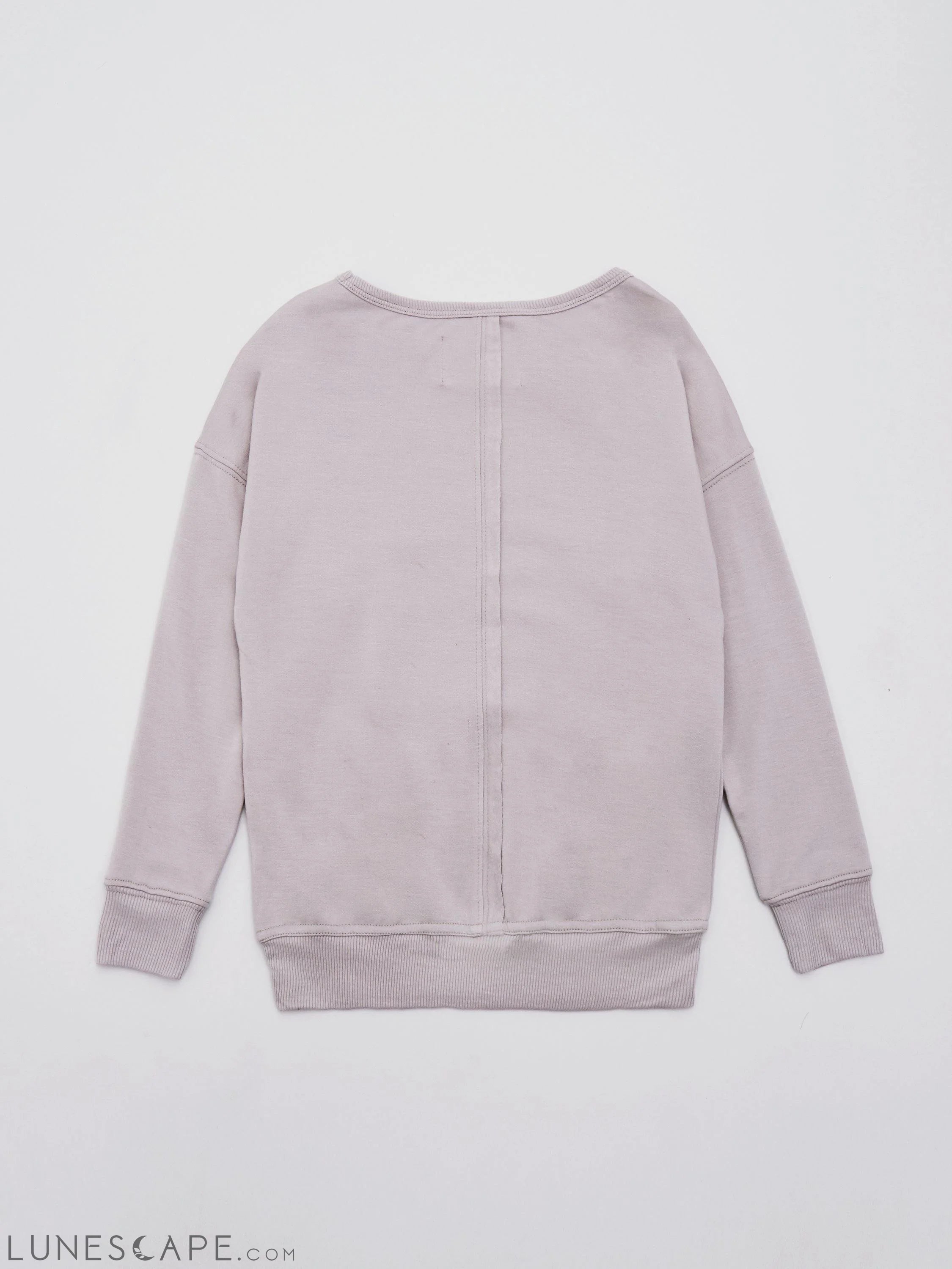 Recycled Bamboo Crewneck Warmie Sweatshirt - Dusk LUNESCAPE