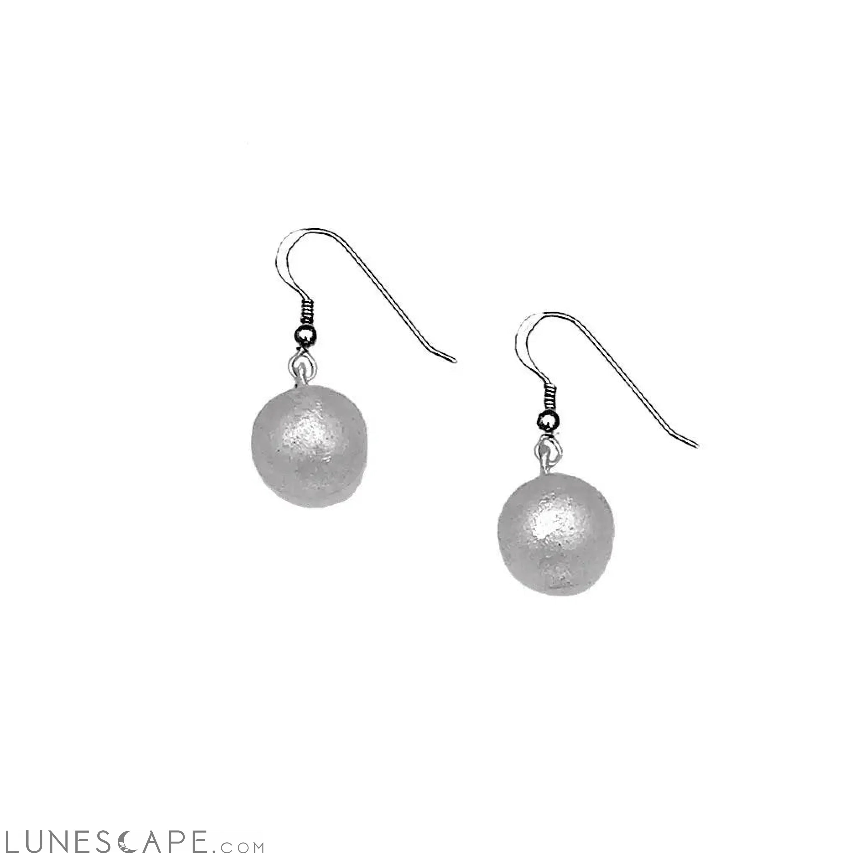 Recycled Bomb Ball Earrings LUNESCAPE